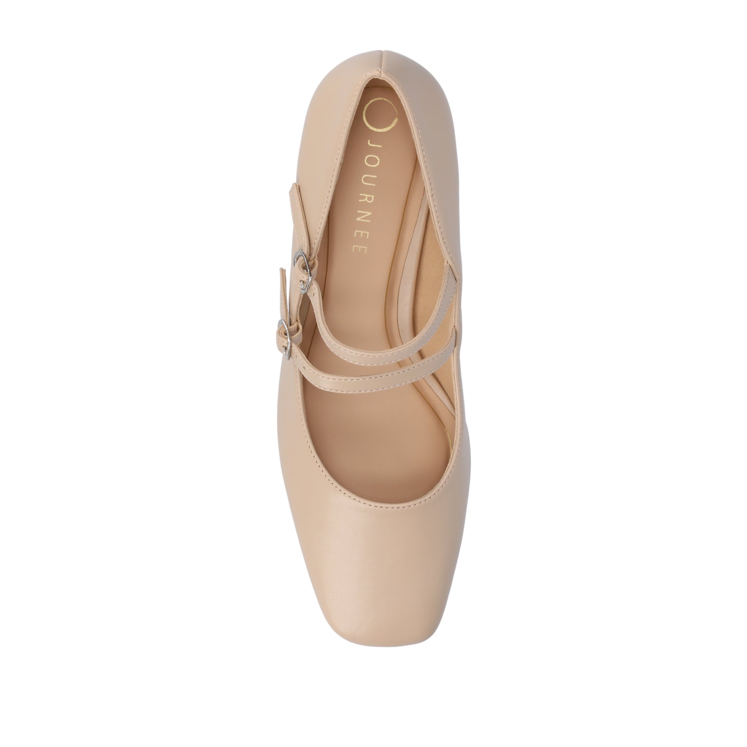 NALLY MARY JANE PUMP HEELS IN VEGAN LEATHER
