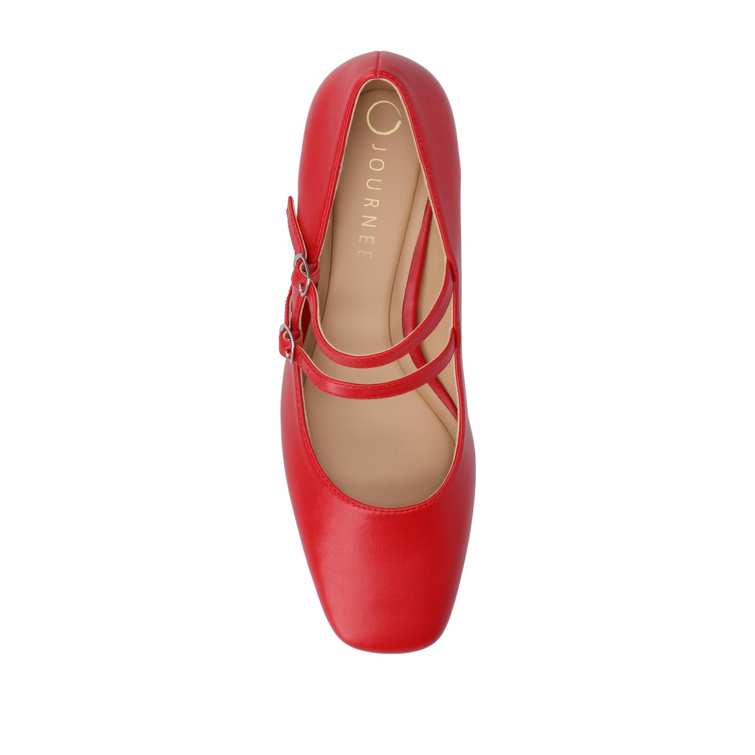 NALLY MARY JANE PUMP HEELS IN VEGAN LEATHER