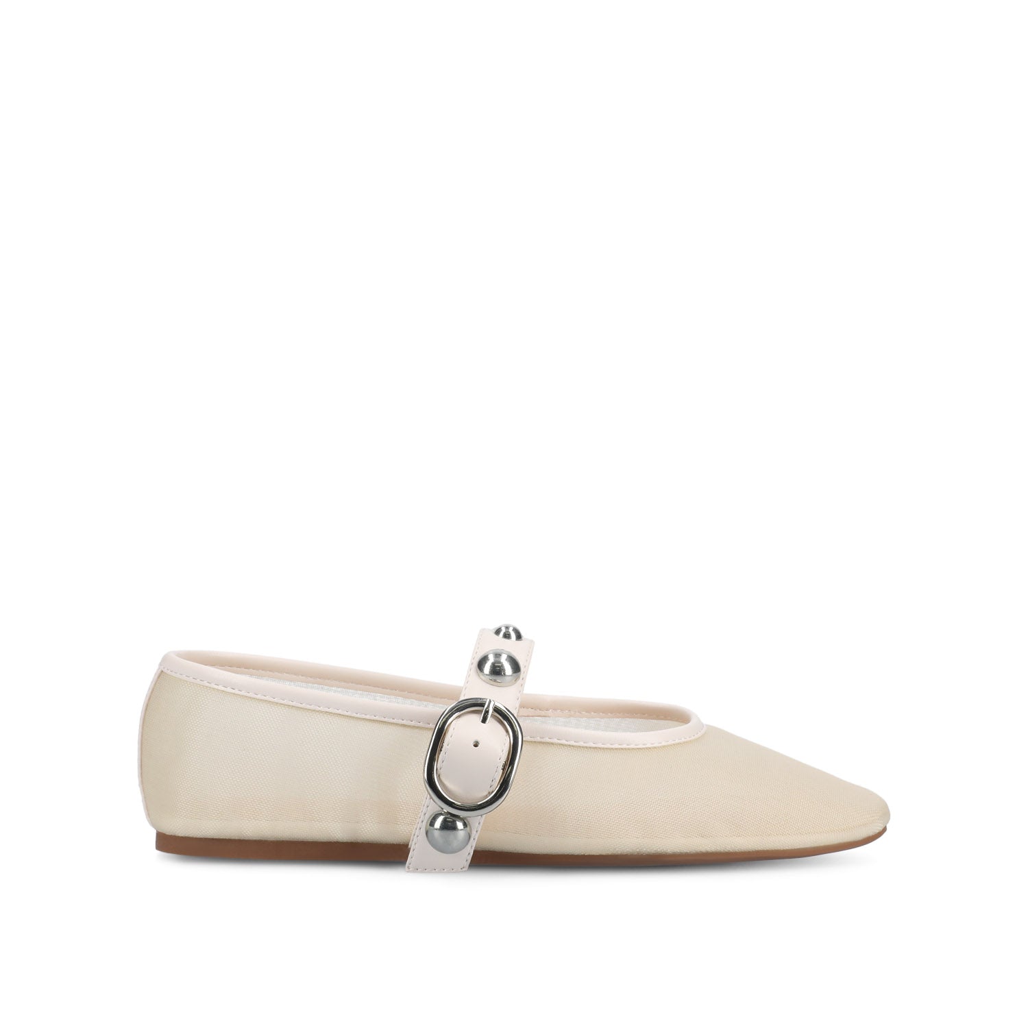 NAVEAH BALLET FLATS - Bone Mesh