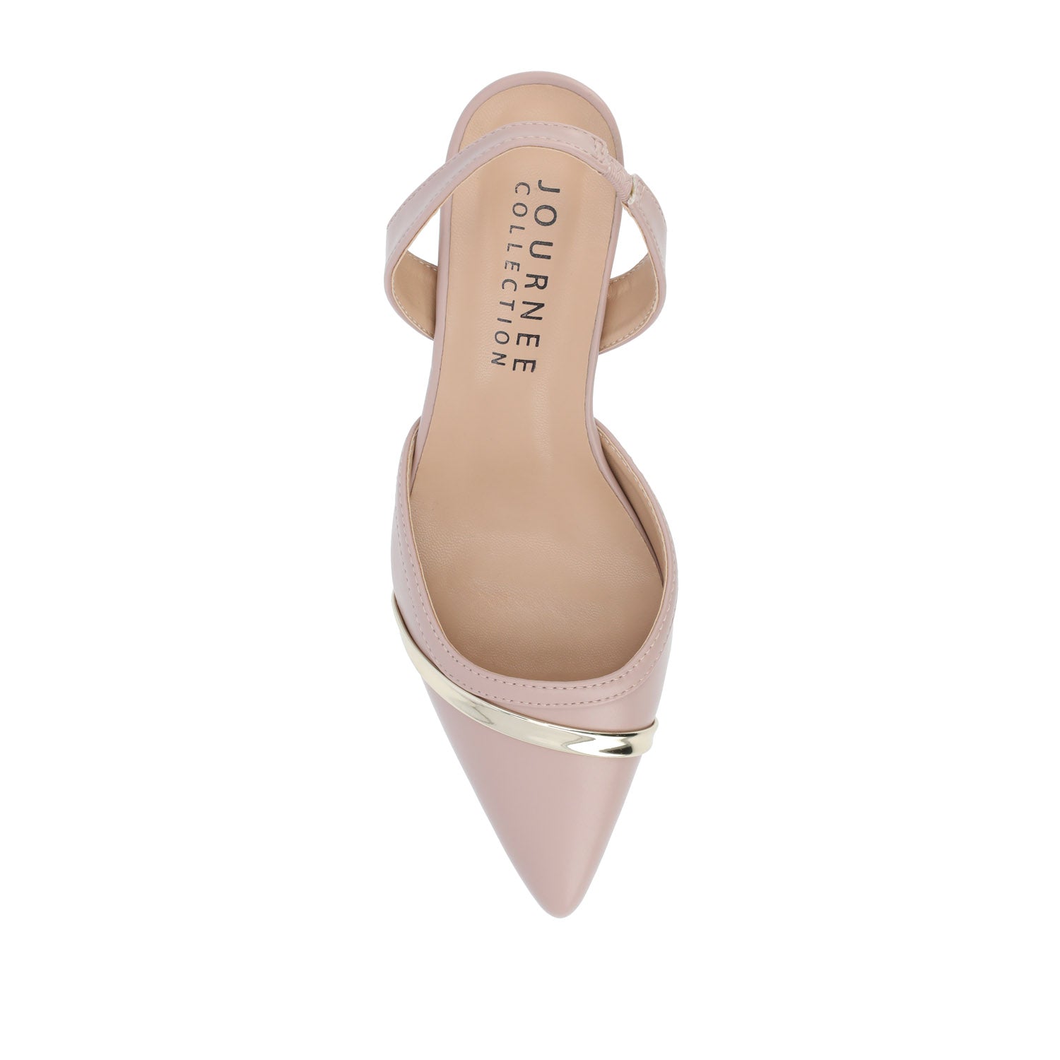 NELLIA TWEED SLINGBACK KITTEN HEELS IN WIDE - Blush