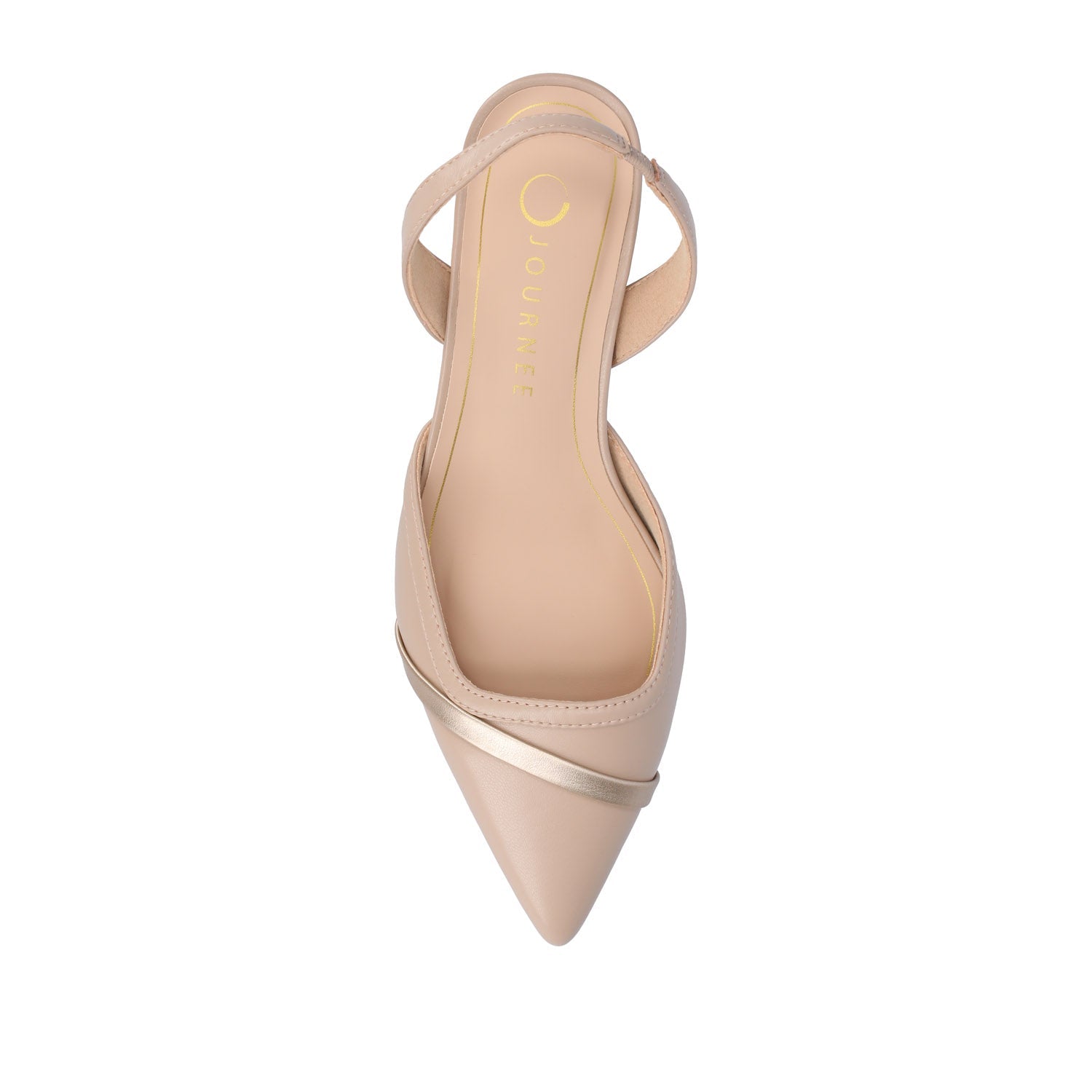 NELLIA SLINGBACK KITTEN HEELS IN TWEED - Taupe PU