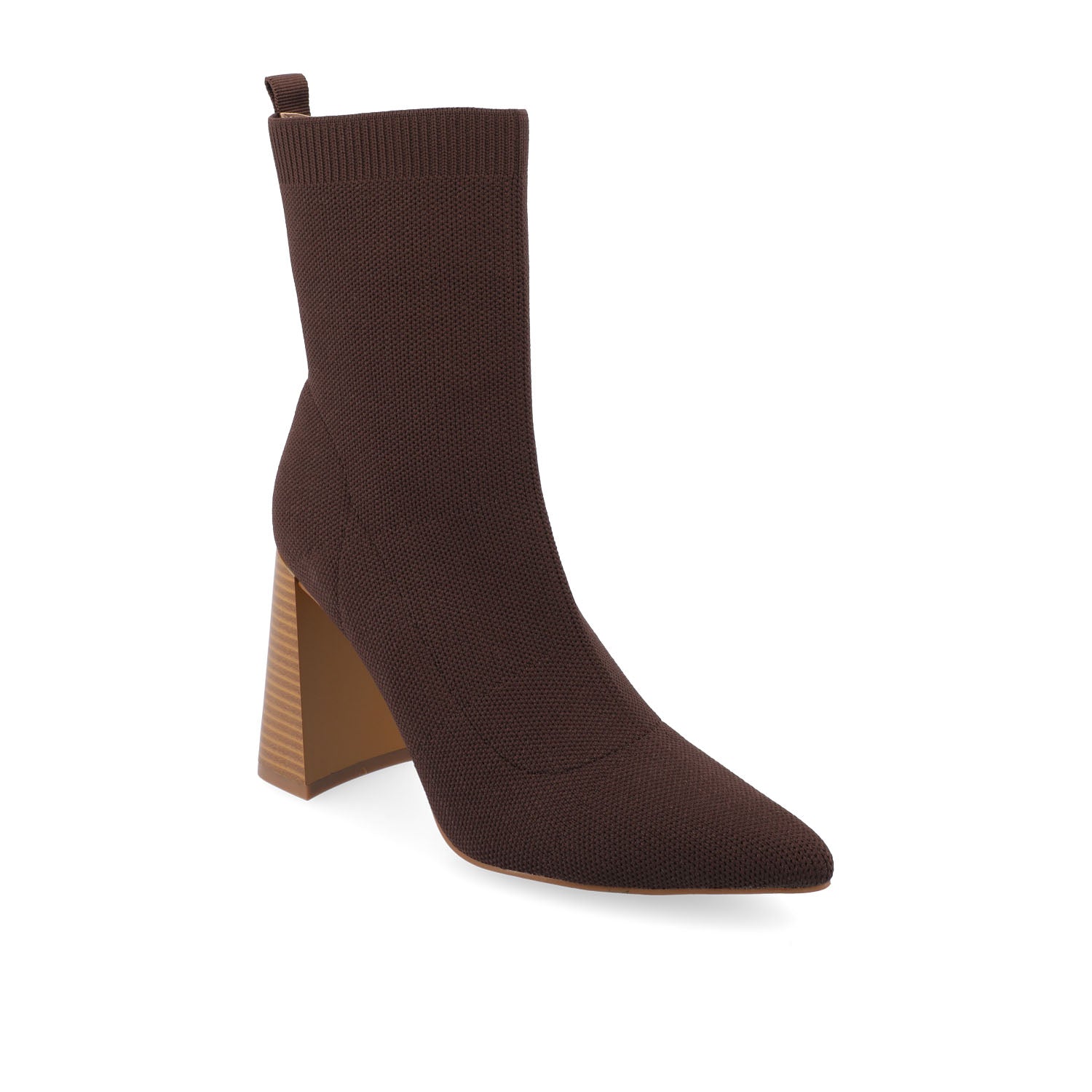 NORALINN SOCK BOOTIES IN WIDE - Brown
