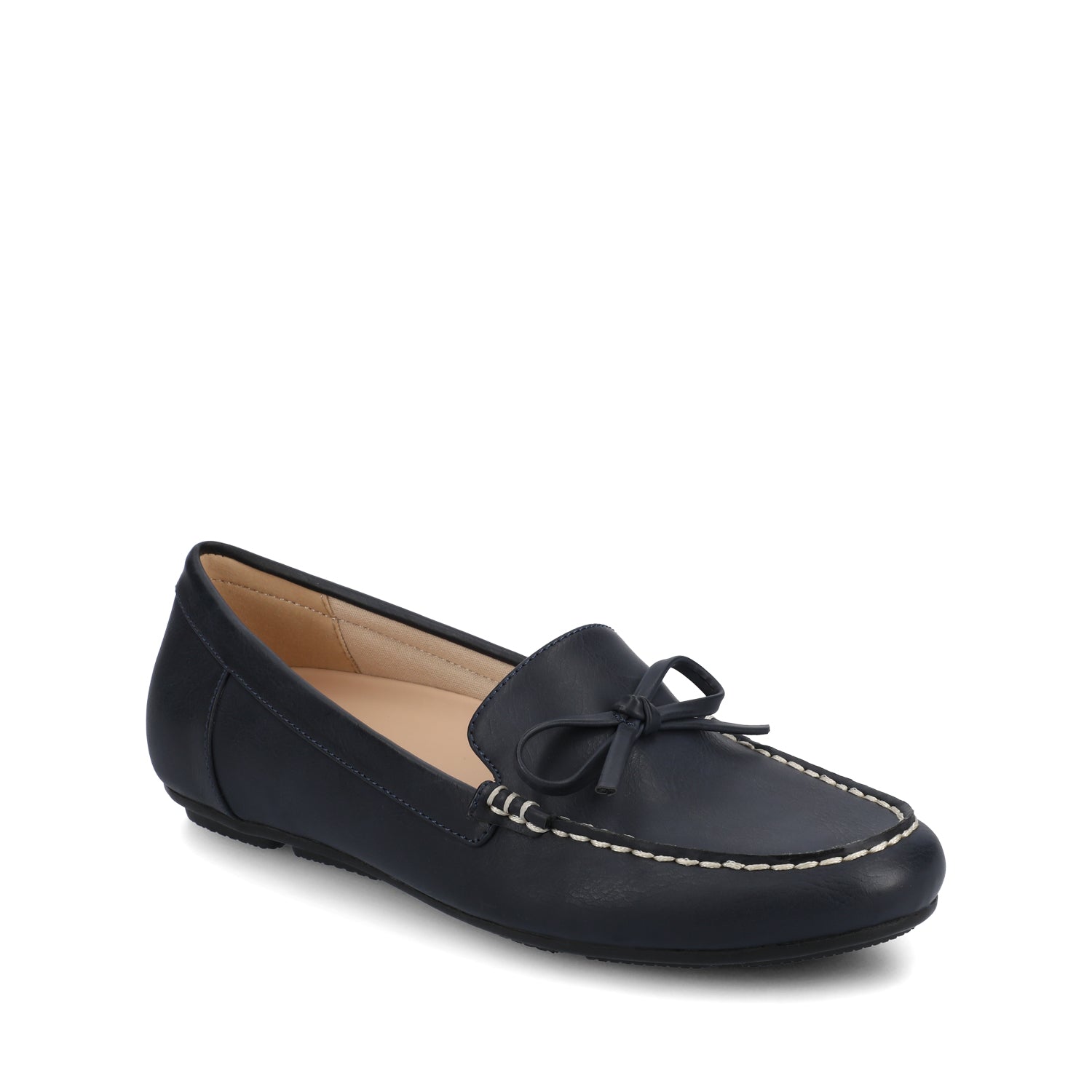 NOVELLA DRIVING LOAFER IN WIDE - Navy