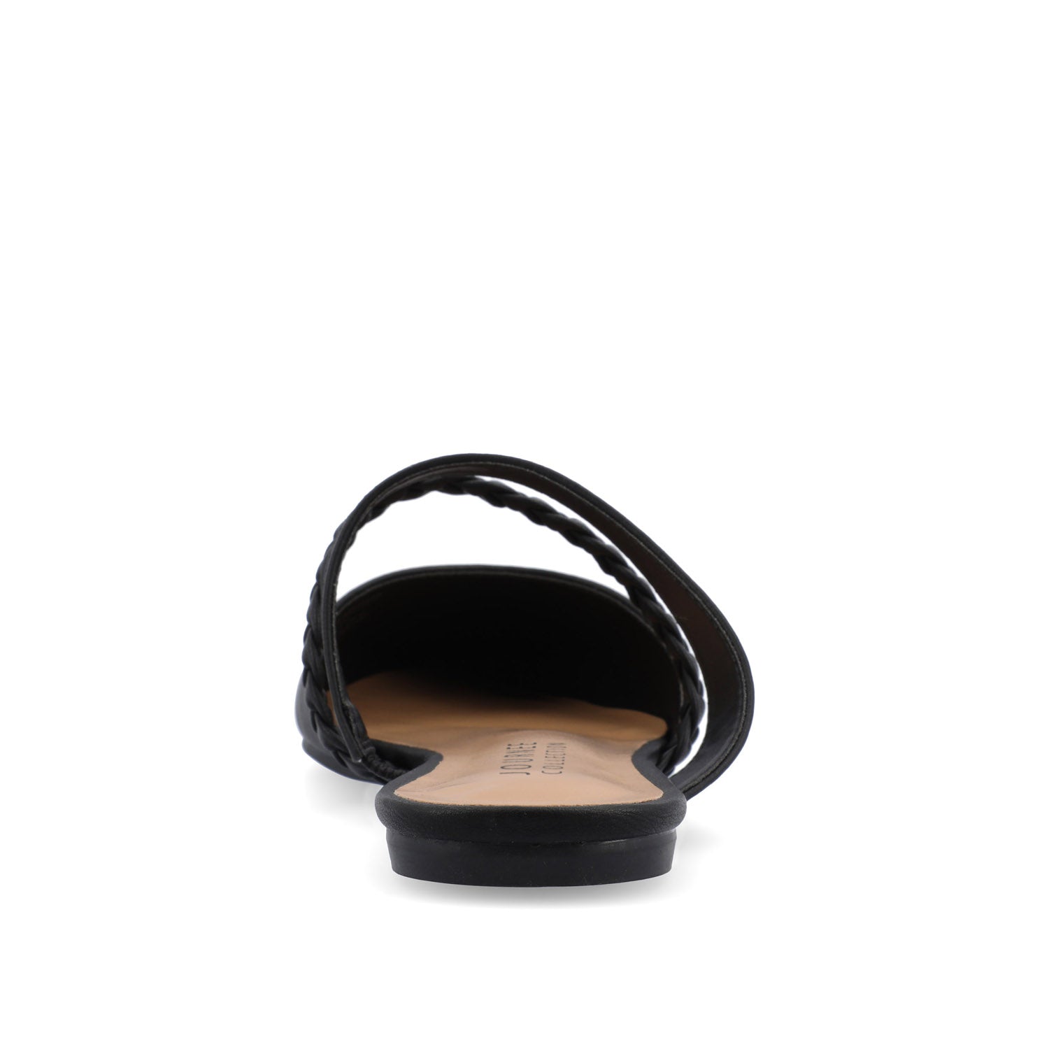 OLIVEA MULE FLATS IN NARROW - Black