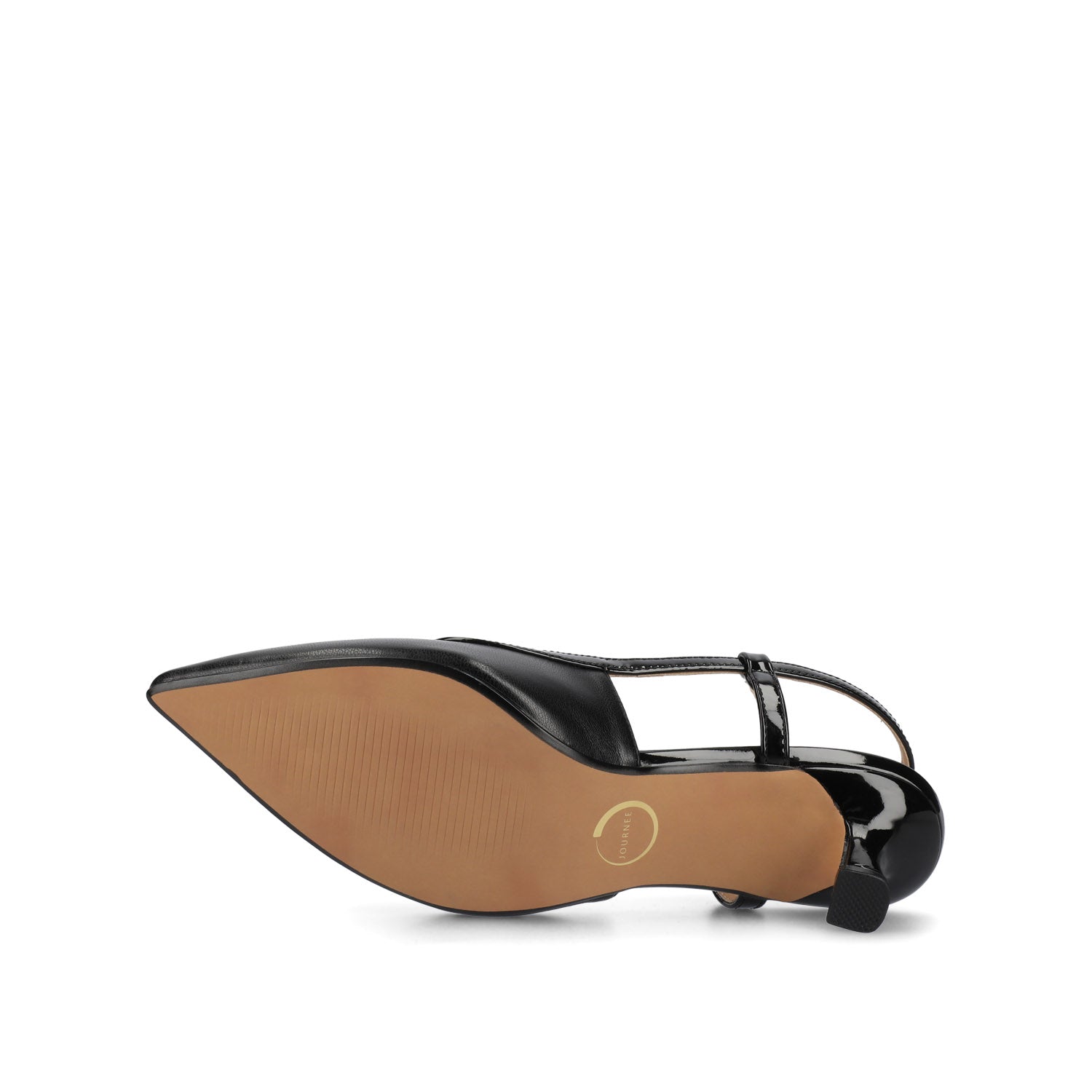 PADMA KITTEN HEELS IN WIDE - Black PU