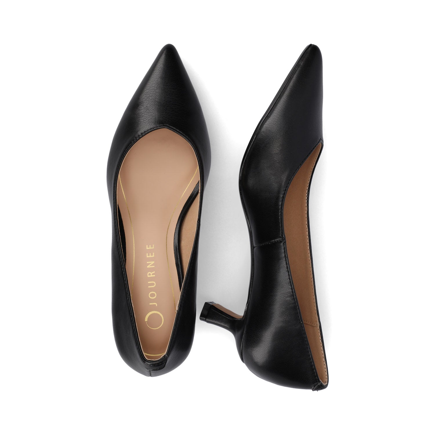 PAMMIE KITTEN HEELS IN VEGAN LEATHER