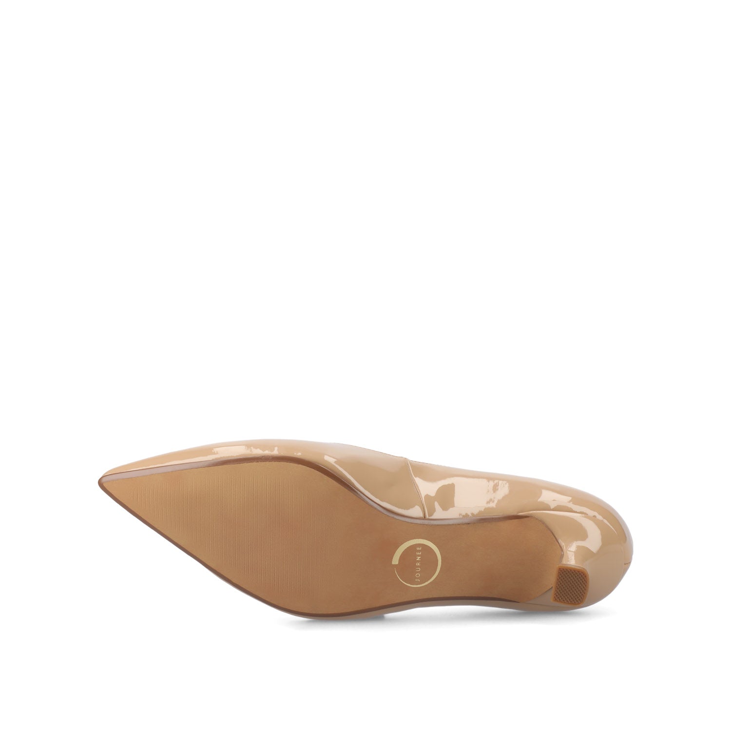 PAMMIE KITTEN HEELS IN PATENT - Tan Patent