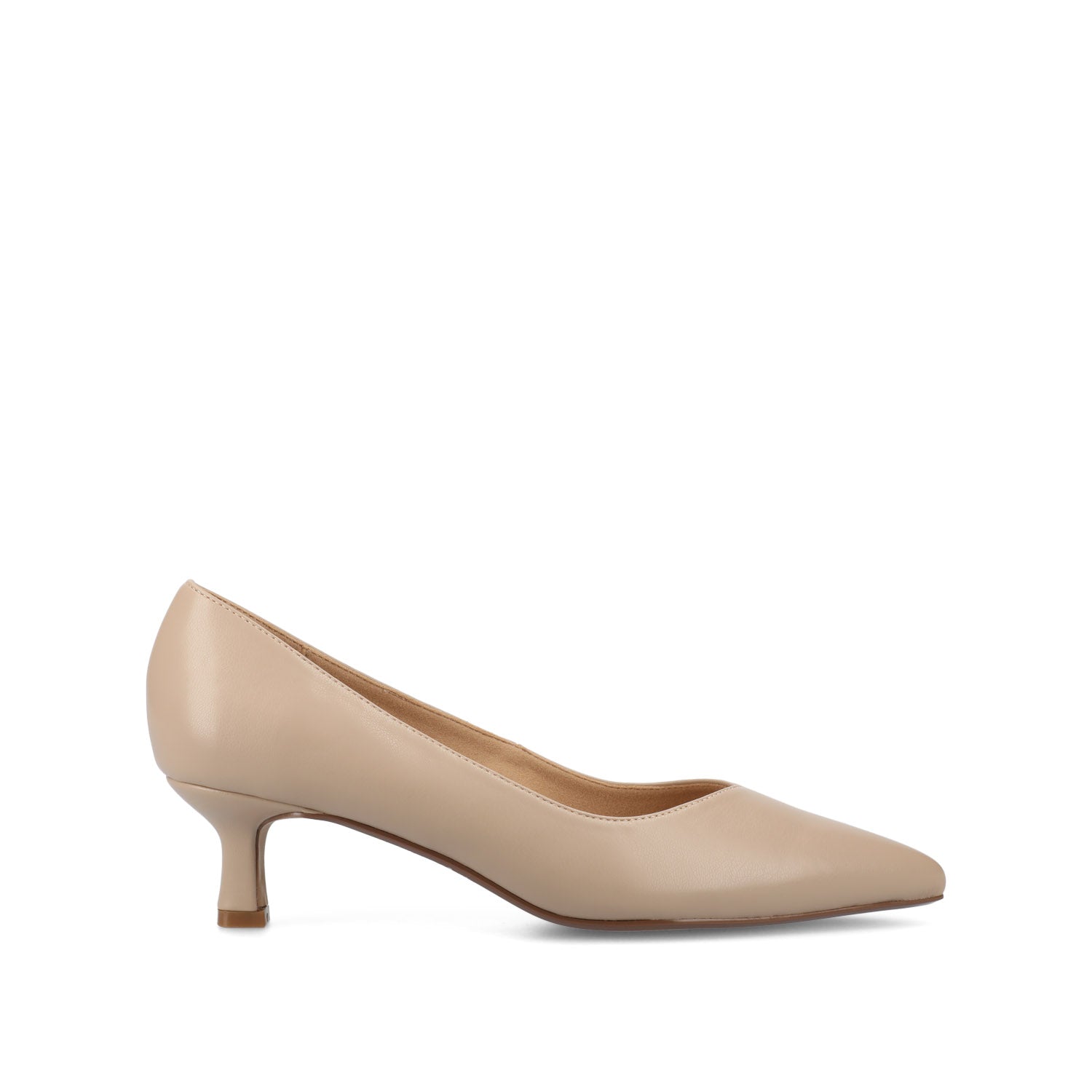 PAMMIE KITTEN HEELS IN VEGAN LEATHER