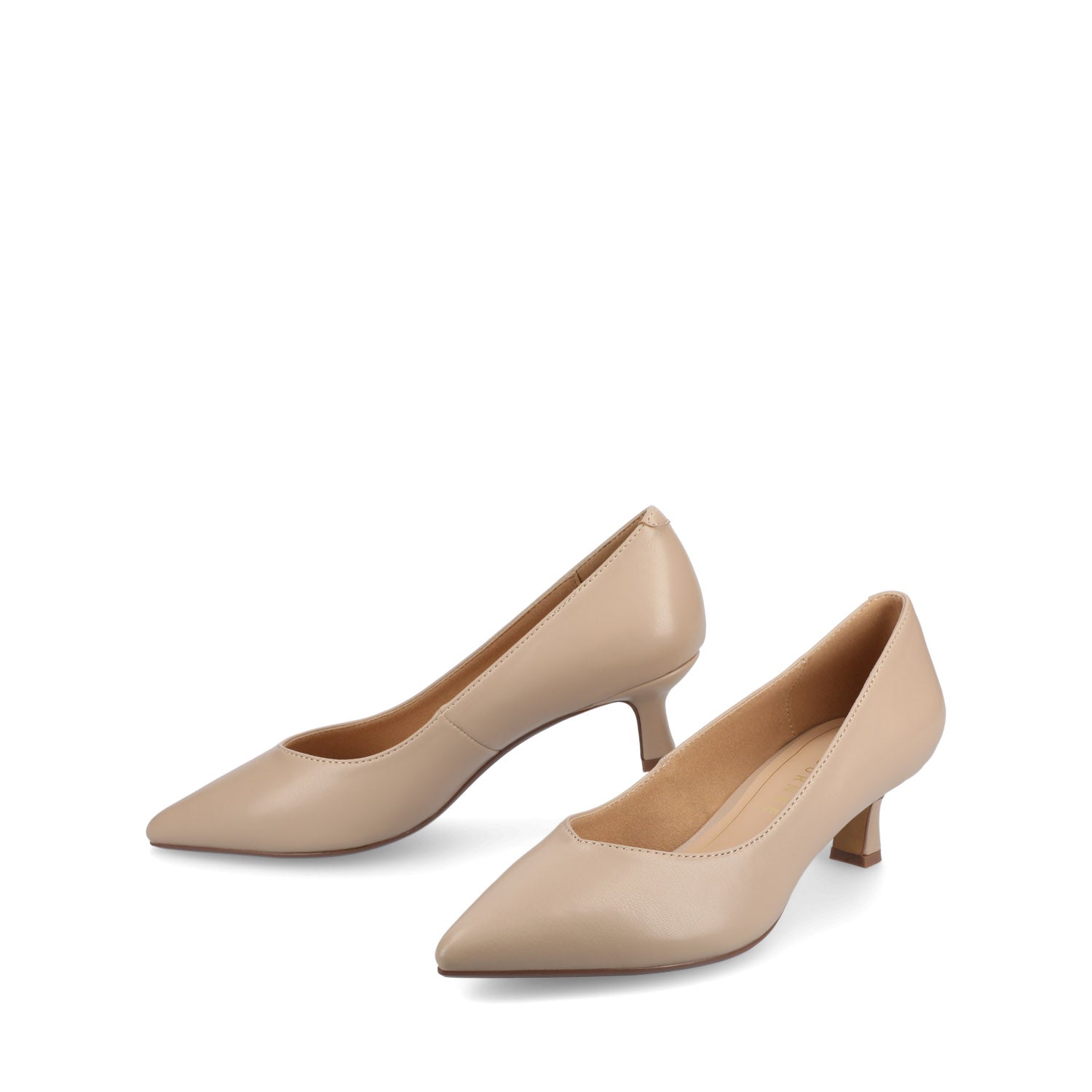 PAMMIE KITTEN HEELS IN VEGAN LEATHER