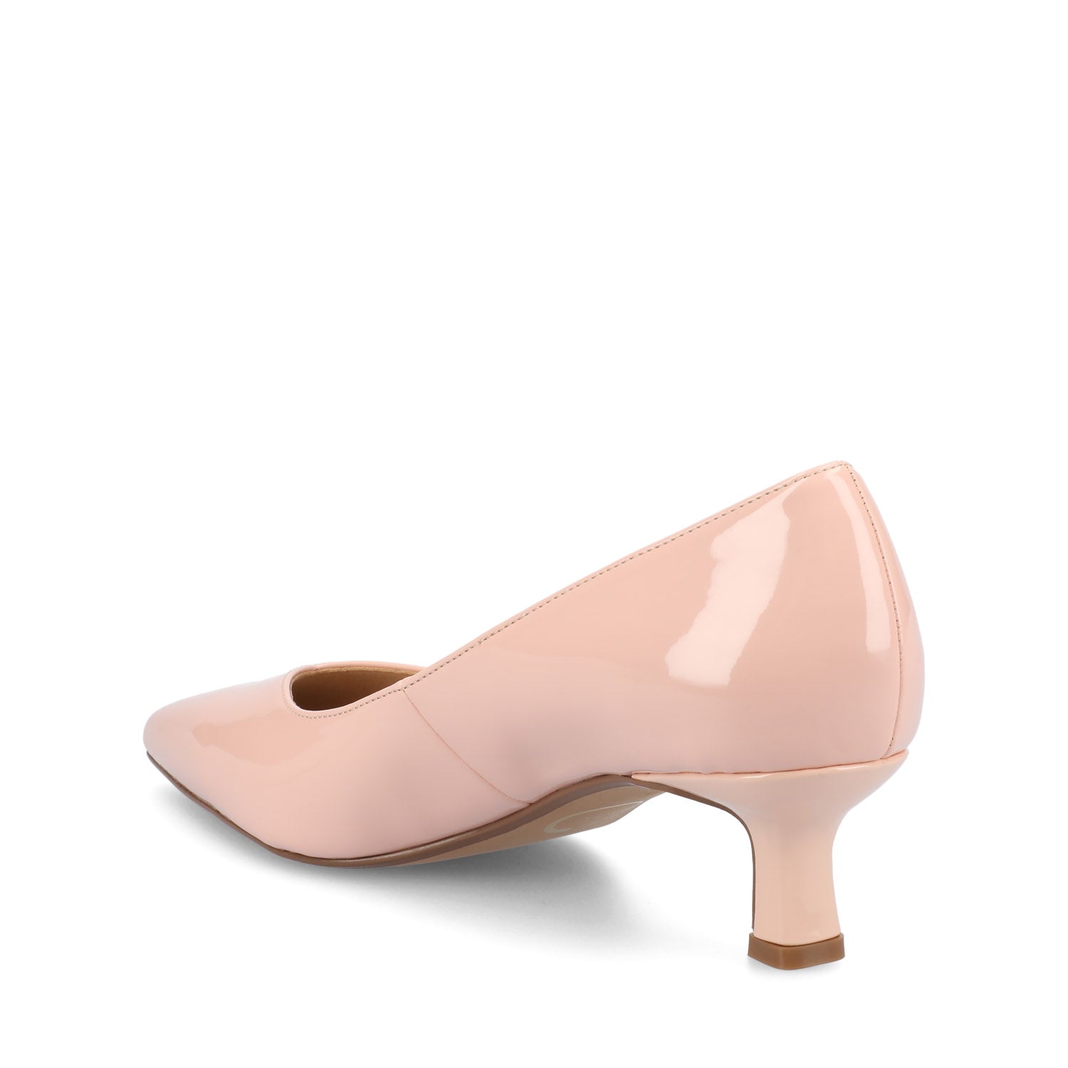 PAMMIE VEGAN LEATHER KITTEN HEELS IN WIDE