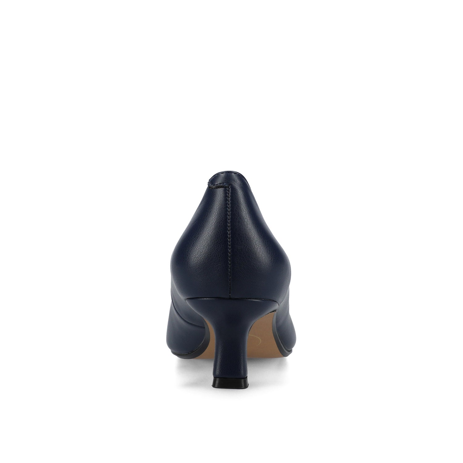 PAMMIE FAUX LEATHER KITTEN HEELS IN WIDE