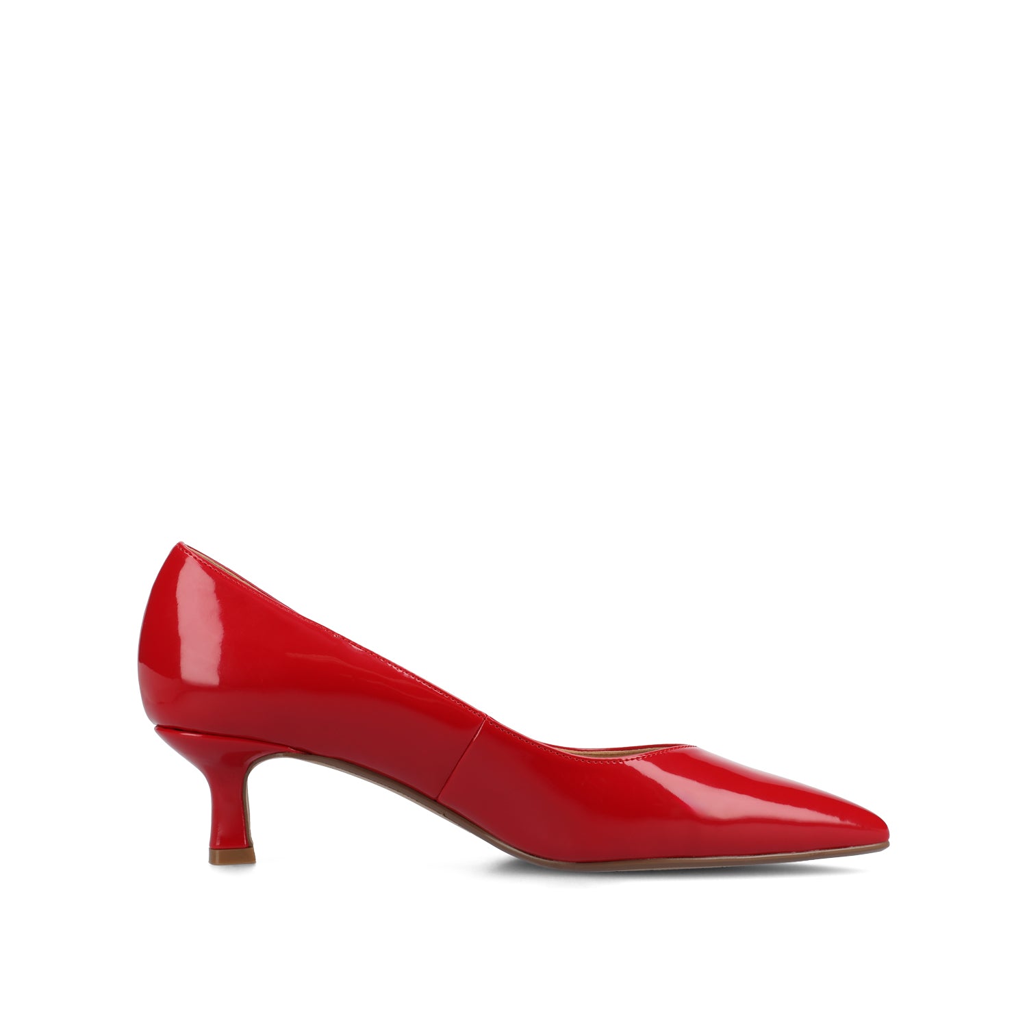 PAMMIE PATENT KITTEN HEELS IN WIDE