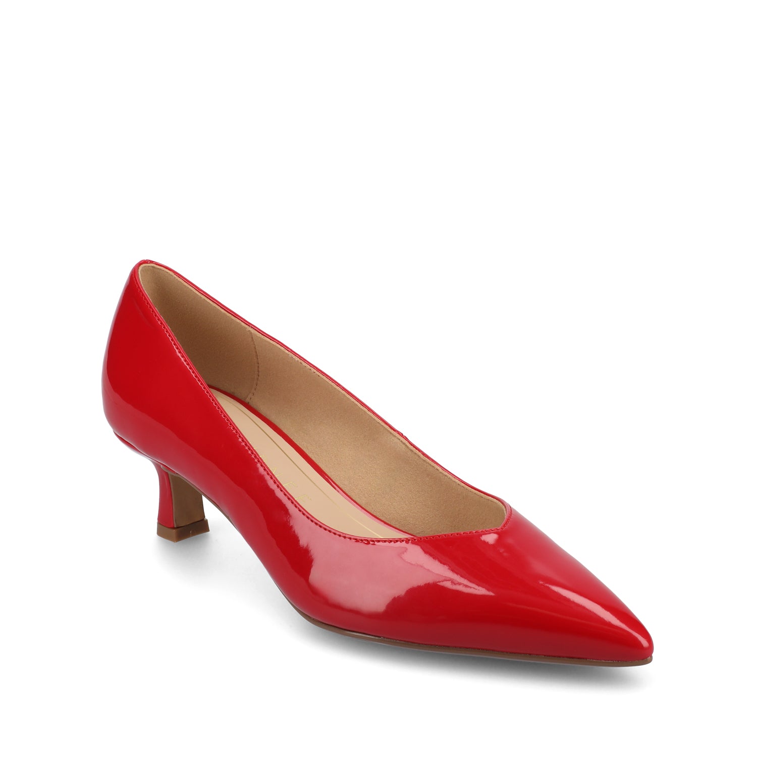 PAMMIE PATENT KITTEN HEELS IN WIDE