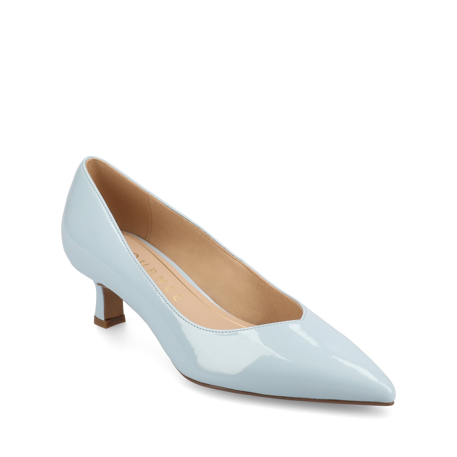 PAMMIE PATENT KITTEN HEELS IN WIDE