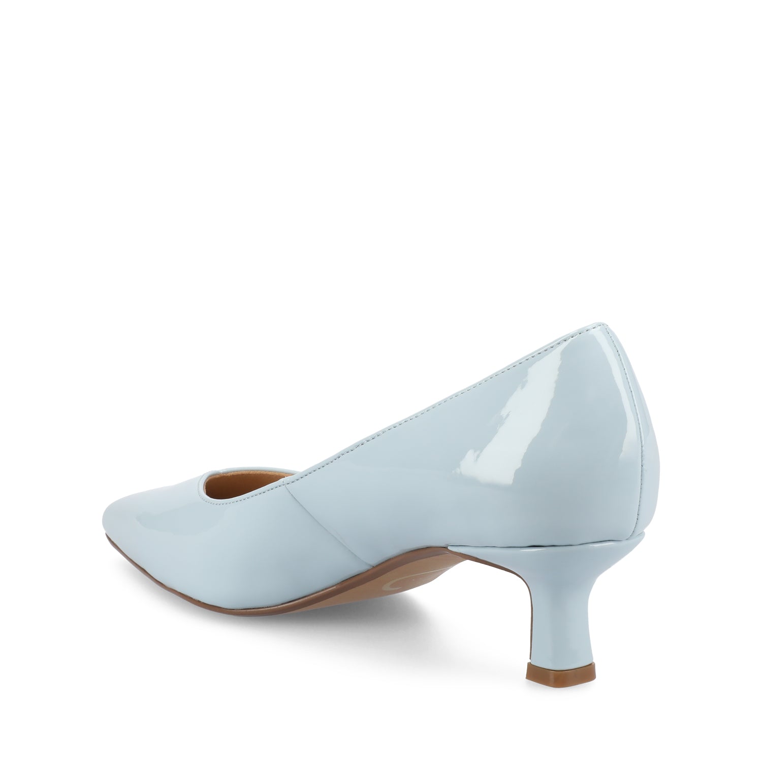 PAMMIE PATENT KITTEN HEELS IN WIDE