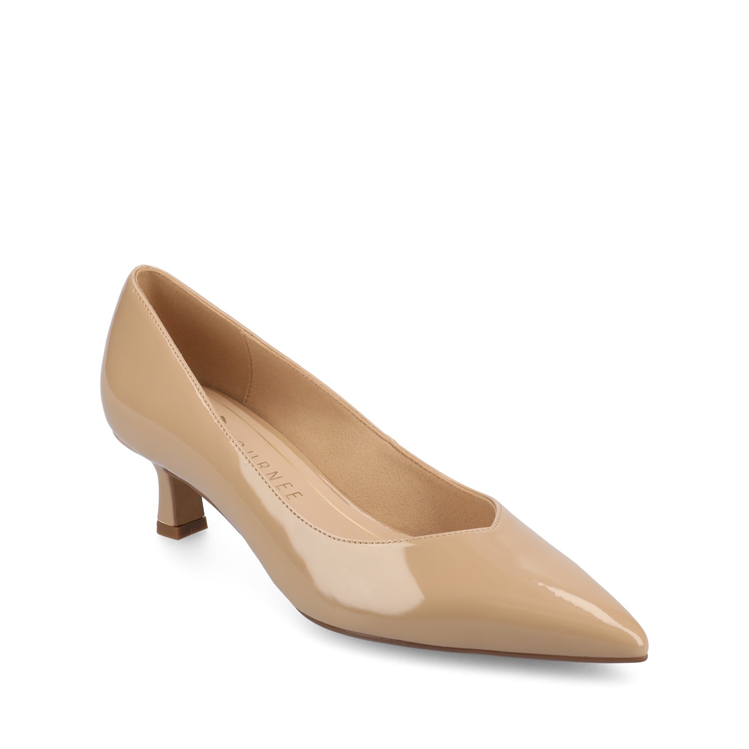 PAMMIE PATENT KITTEN HEELS IN WIDE