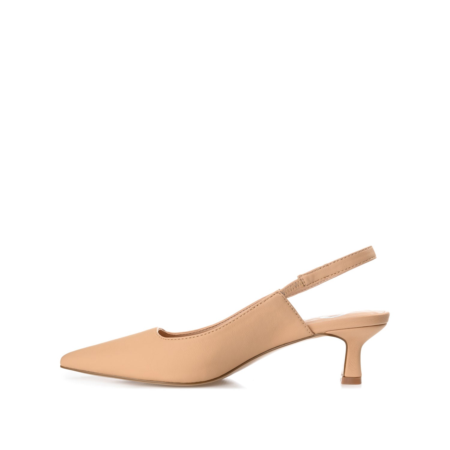 PAULINA KITTEN HEELS IN STATEMENT PATENT - Tan