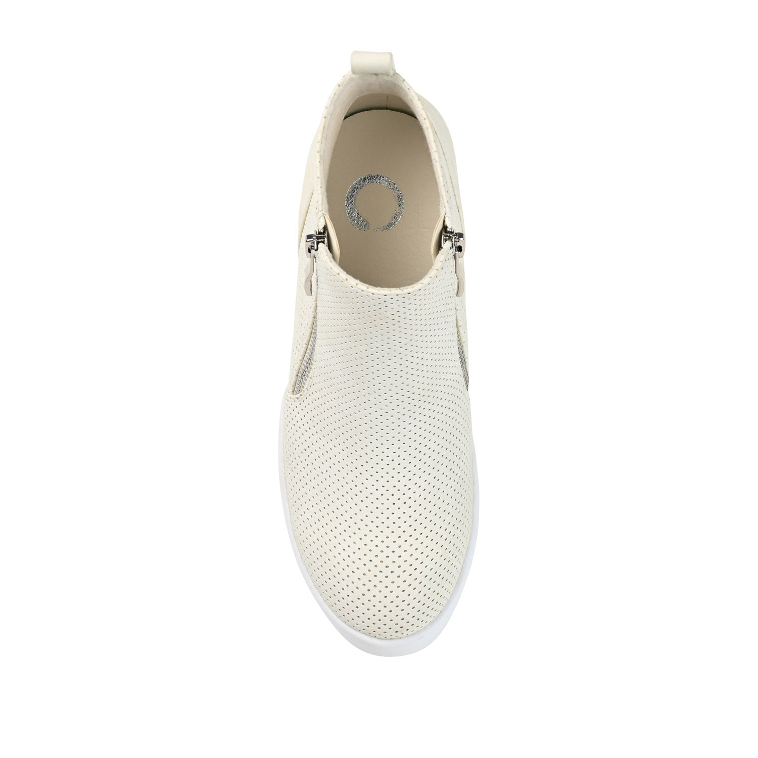 PENNELOPE WEDGE SNEAKERS IN VEGAN LEATHER