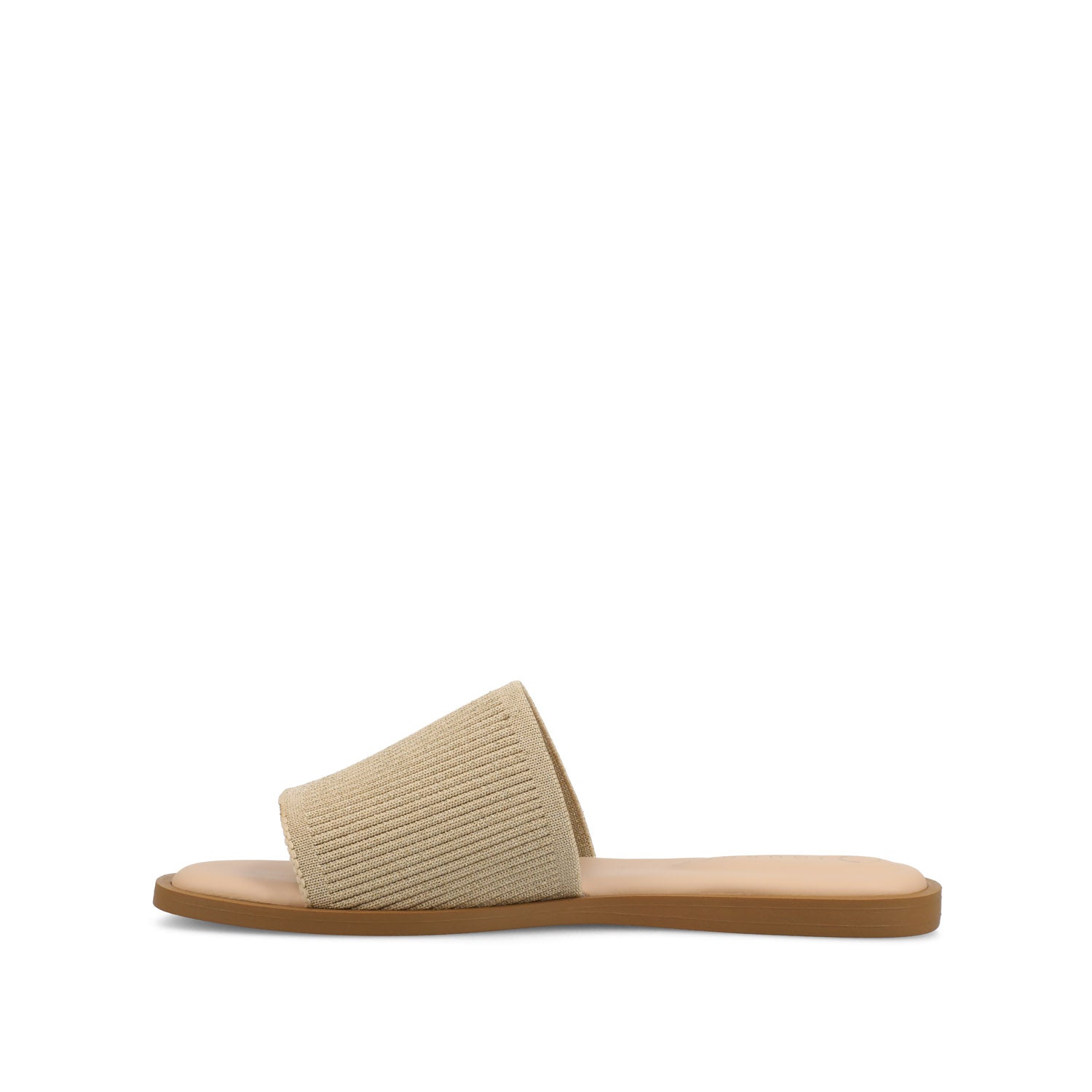PRISILLA SLIDE SANDALS IN STATEMENT IN WIDE - Champagne