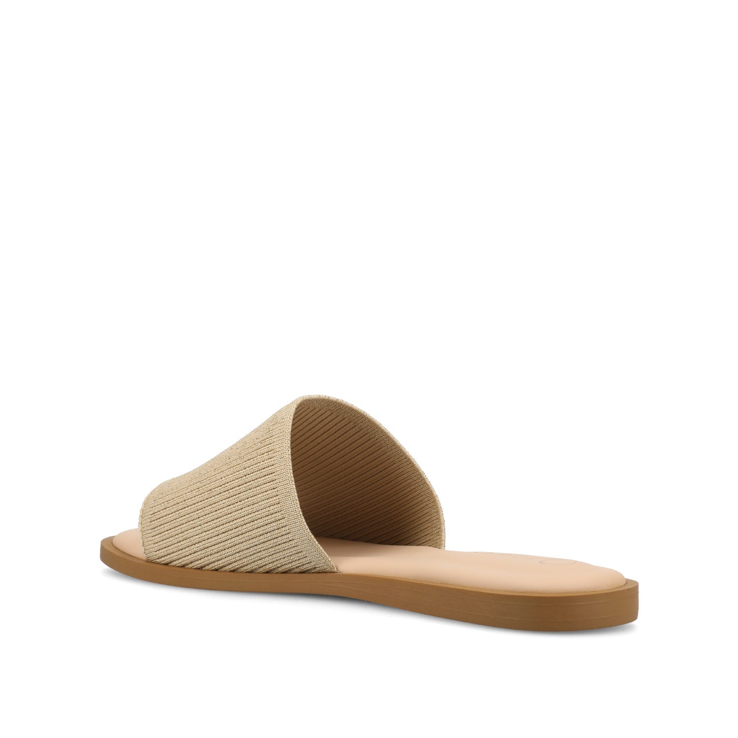 PRISILLA SLIDE SANDALS IN STATEMENT IN WIDE - Champagne