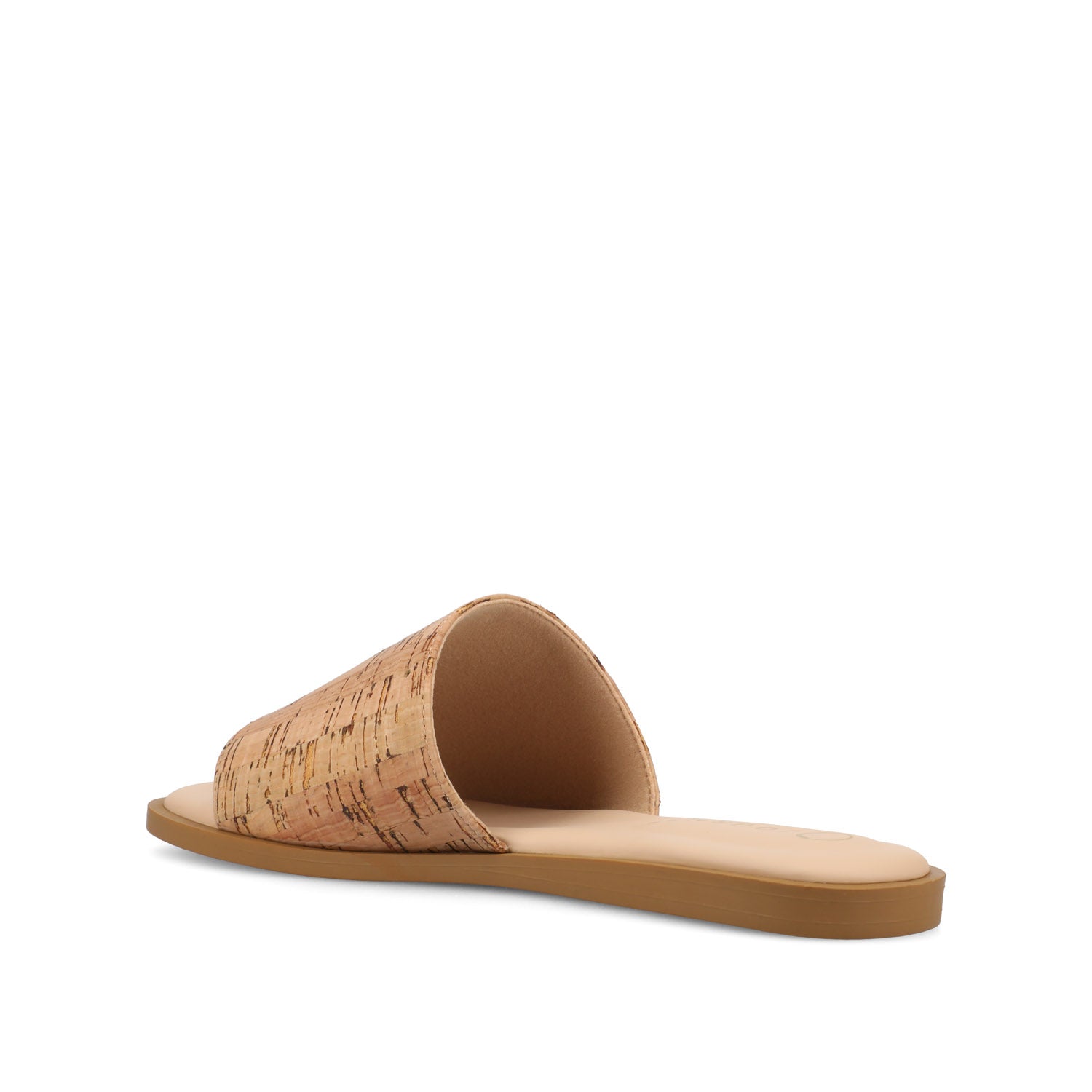 PRISILLA SLIDE SANDALS IN STATEMENT - Cork