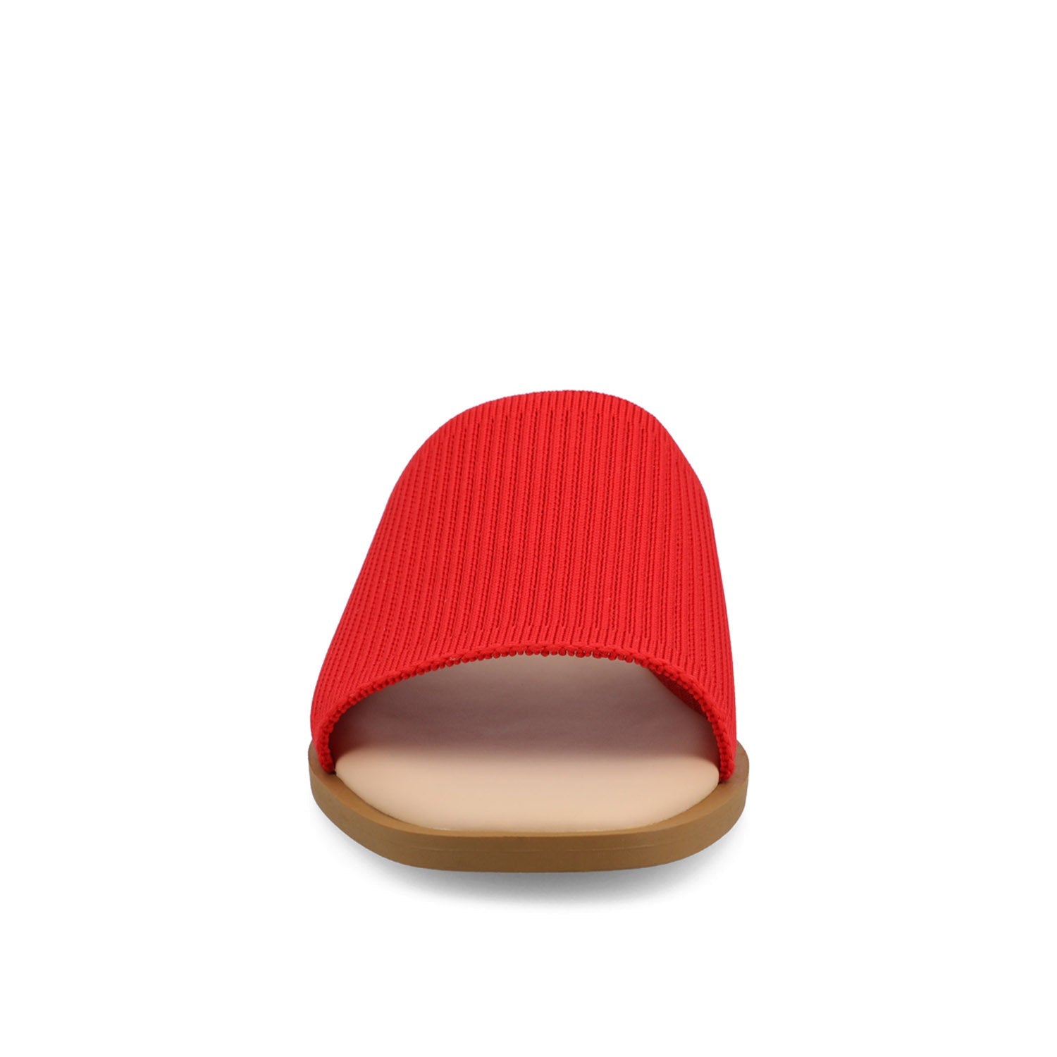 PRISILLA SLIDE SANDALS IN STATEMENT - Red