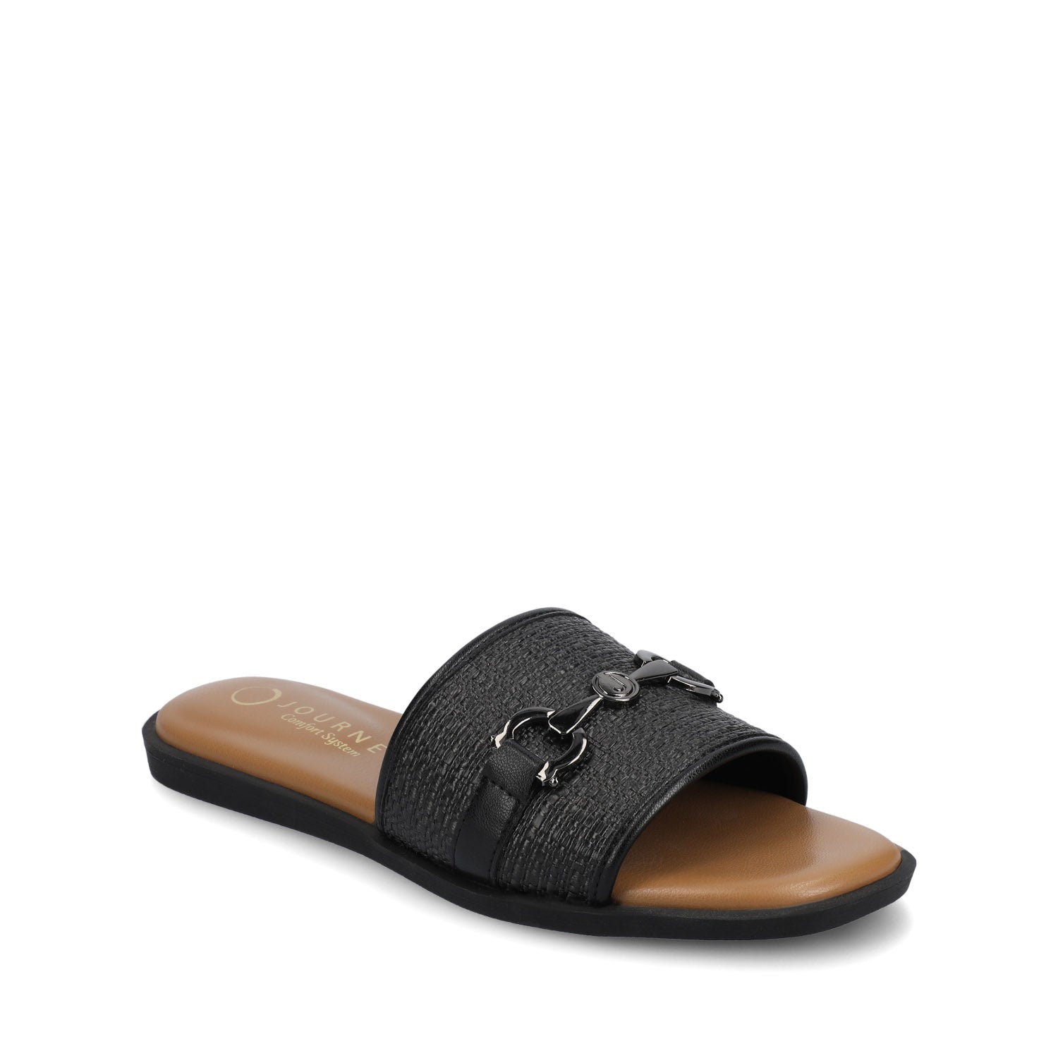 PRIYA SLIP ON SANDALS - Black