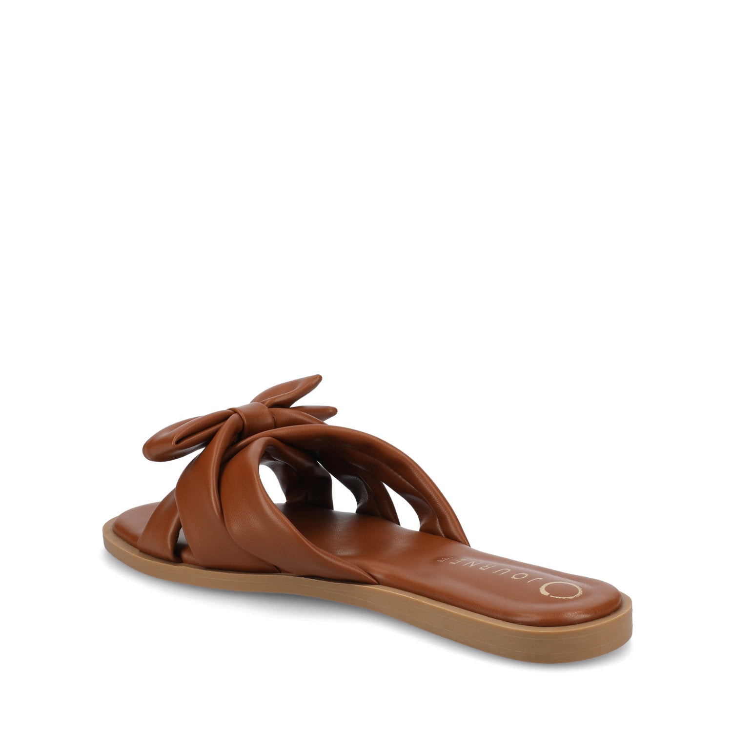 PRYLIN FLAT SANDALS - Cognac