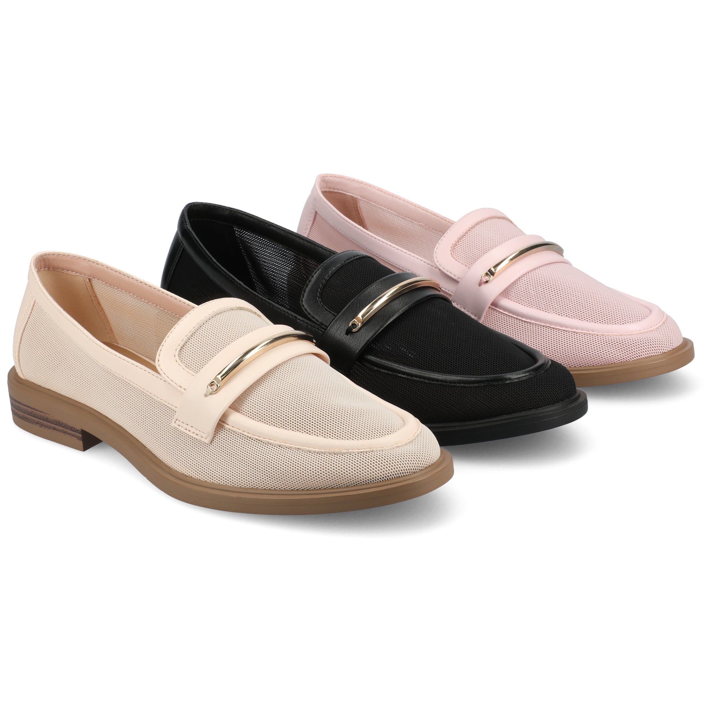 RAINEY MESH LOAFERS - Pink Mesh