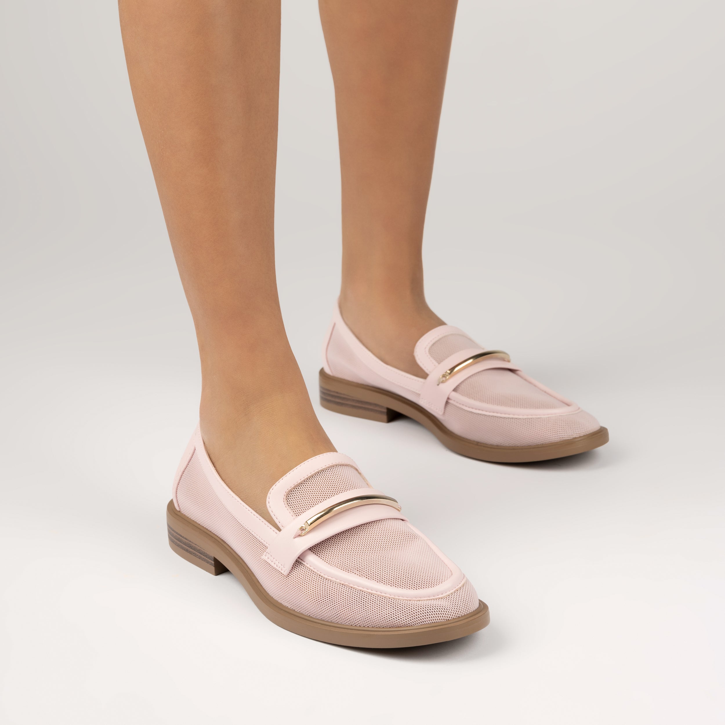 RAINEY MESH LOAFERS - Pink Mesh