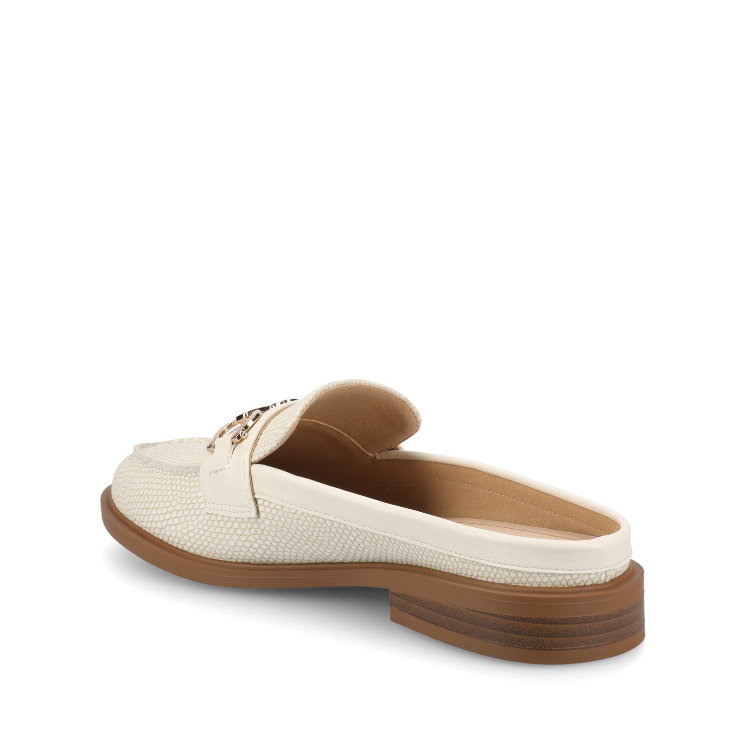 RAYLA SLIP ON LOAFERS - Bone Lizard