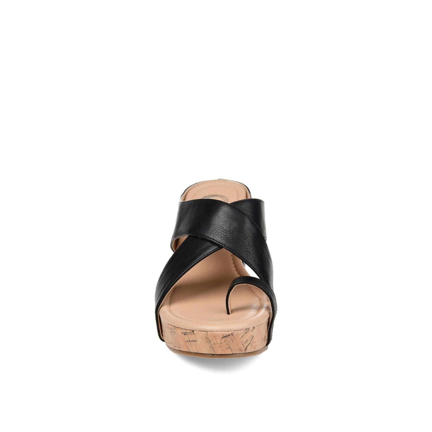 RAYNA WEDGE HEELED SANDAL IN VEGAN LEATHER