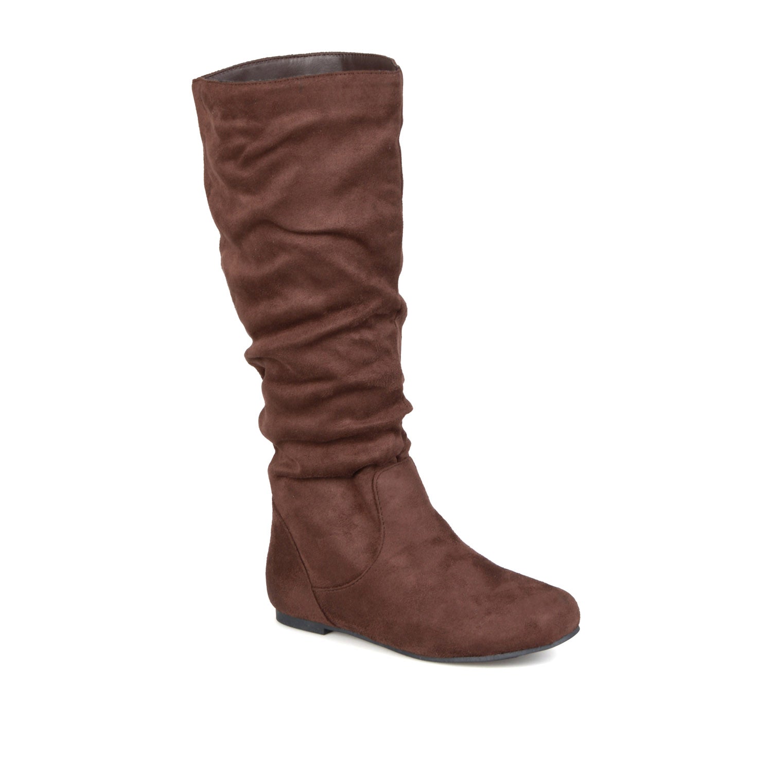 REBECCA KNEE HIGH BOOTS IN WIDE CALF - Brown
