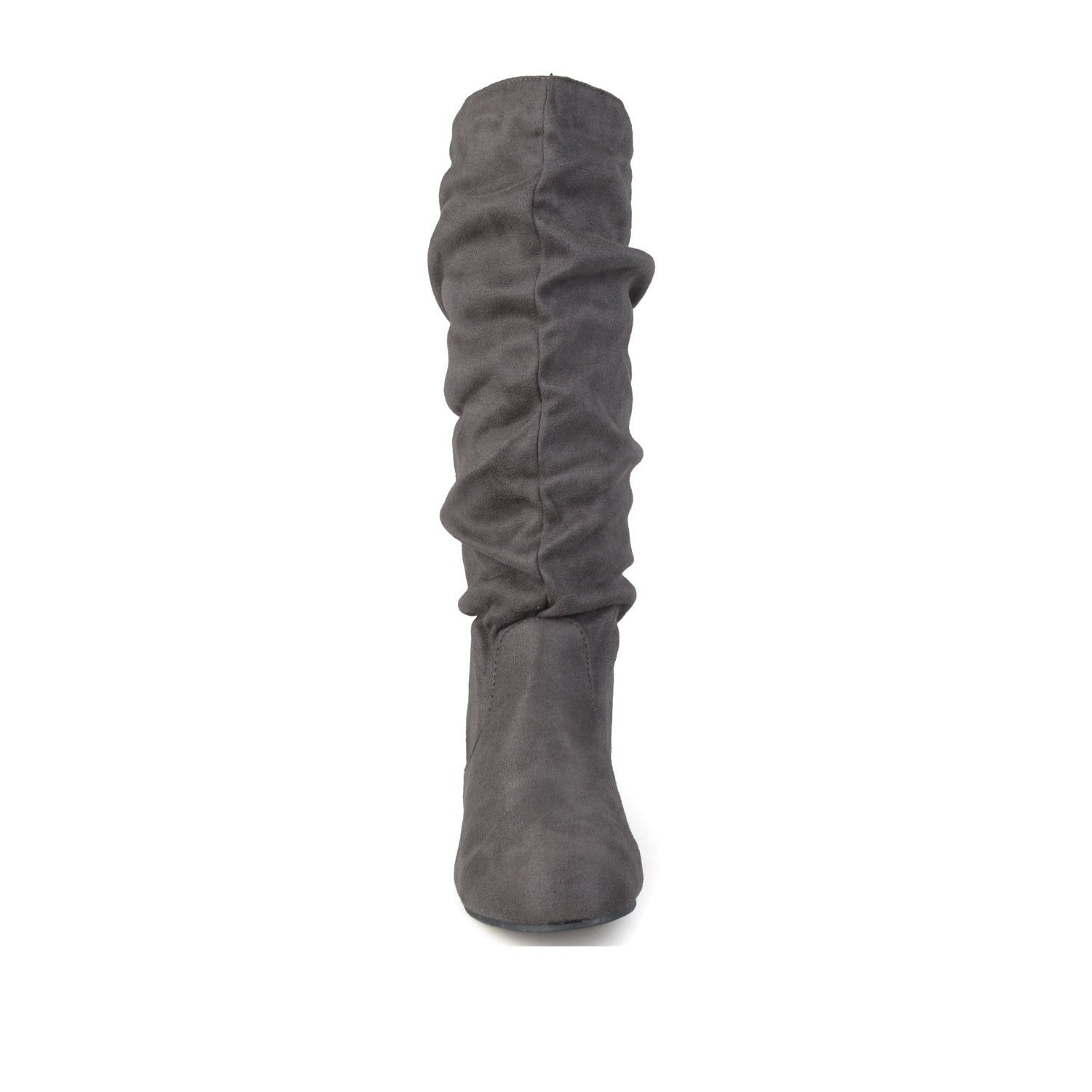 REBECCA KNEE HIGH BOOTS IN WIDE CALF - Grey