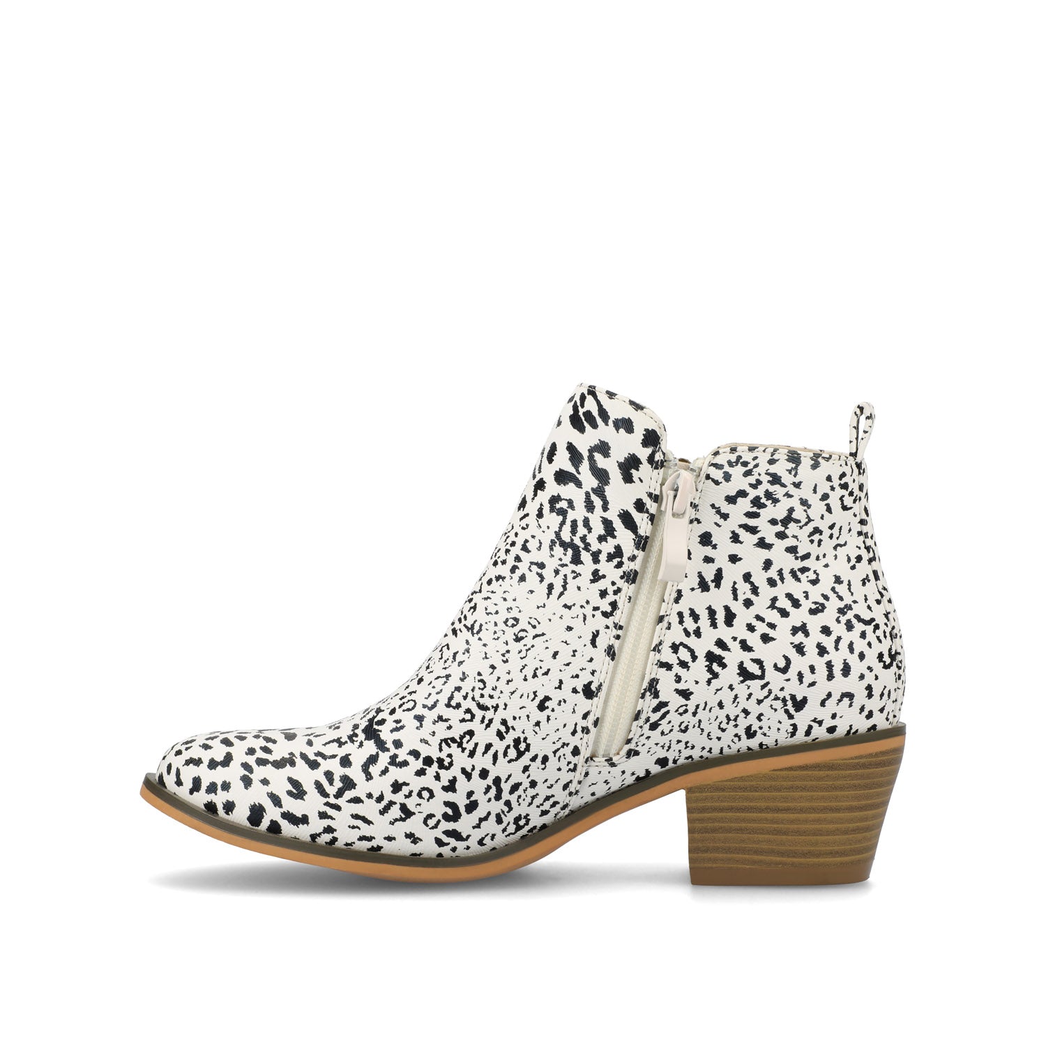 REBEL ZIP-UP BOOTIES IN VEGAN LEATHER - Animal