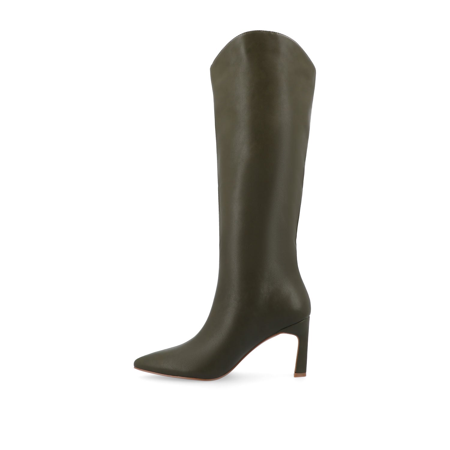 REHELA KNEE HIGH BOOTS IN VEGAN LEATHER