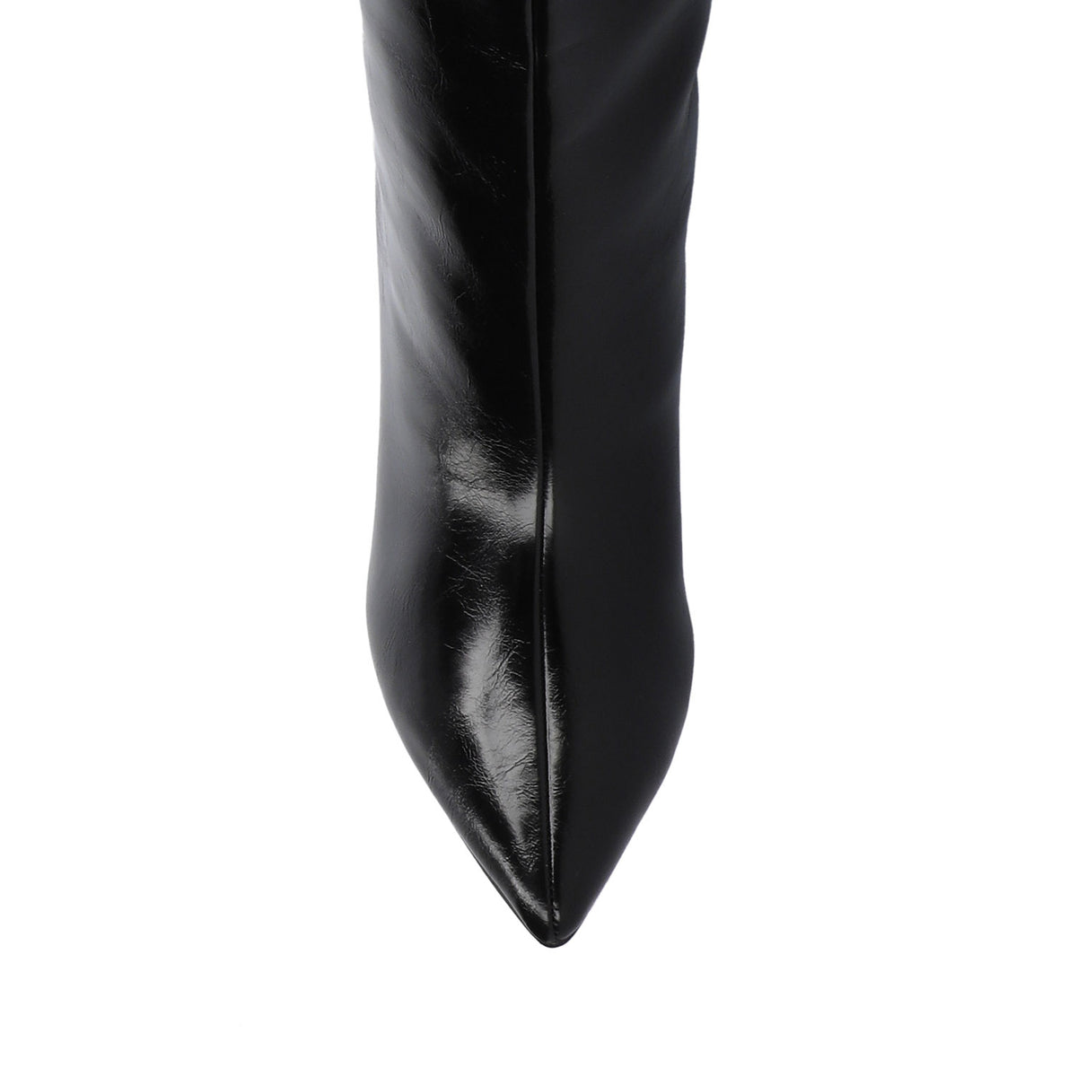 REHELA BOOTS IN EXTRA WIDE CALF - Black Patent