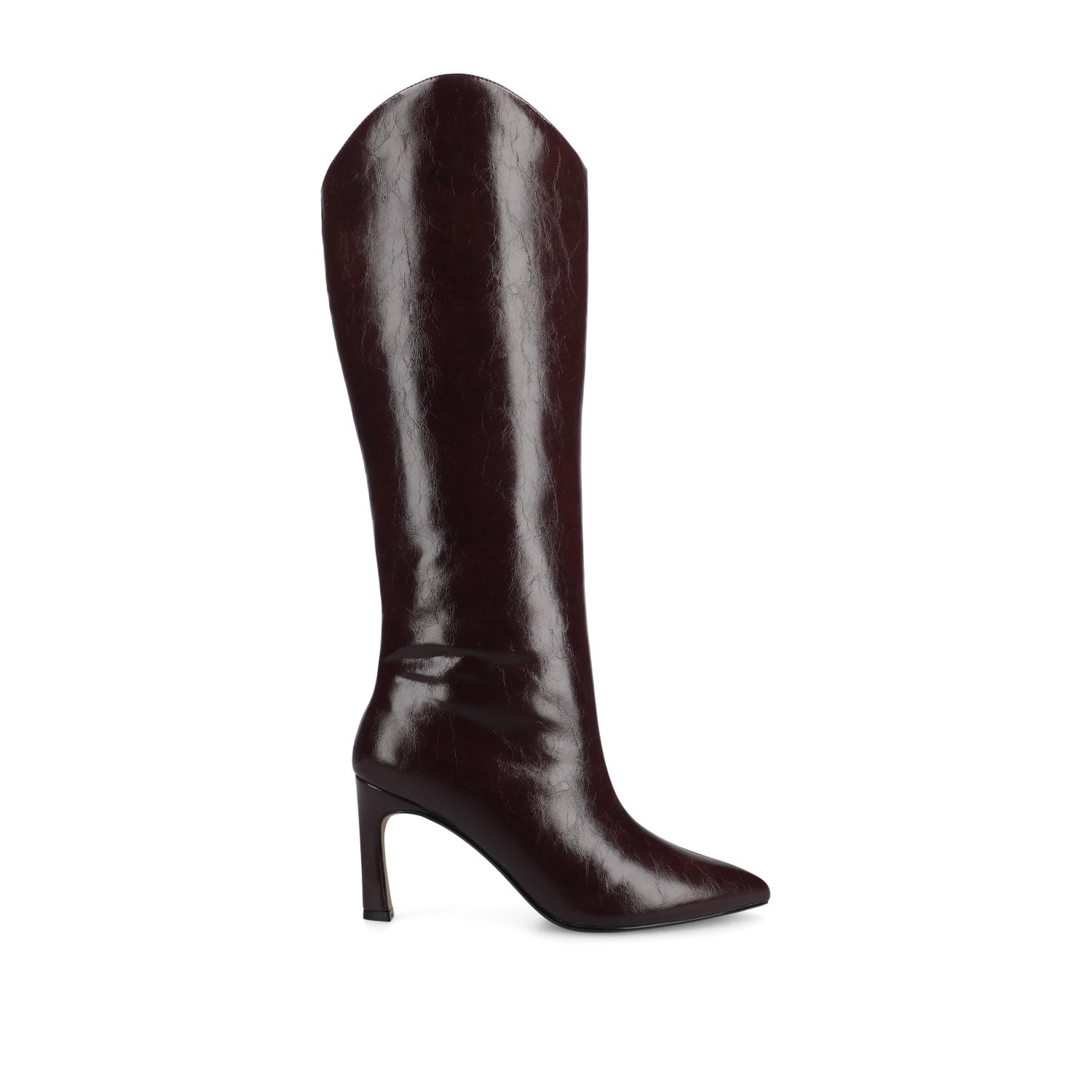 REHELA KNEE HIGH BOOTS IN FAUX LEATHER
