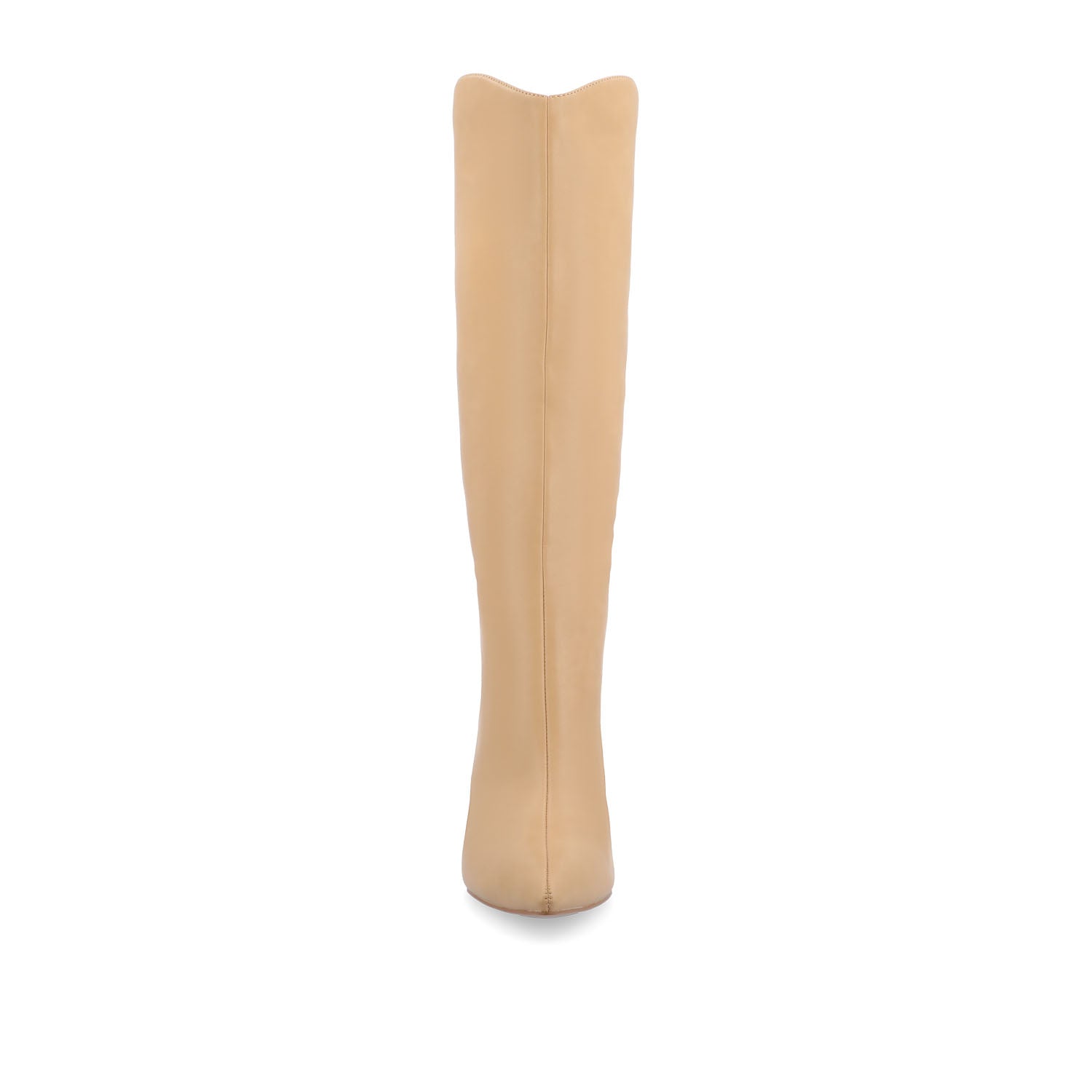 REHELA VEGAN LEATHER KNEE HIGH BOOTS IN WIDE - Tan