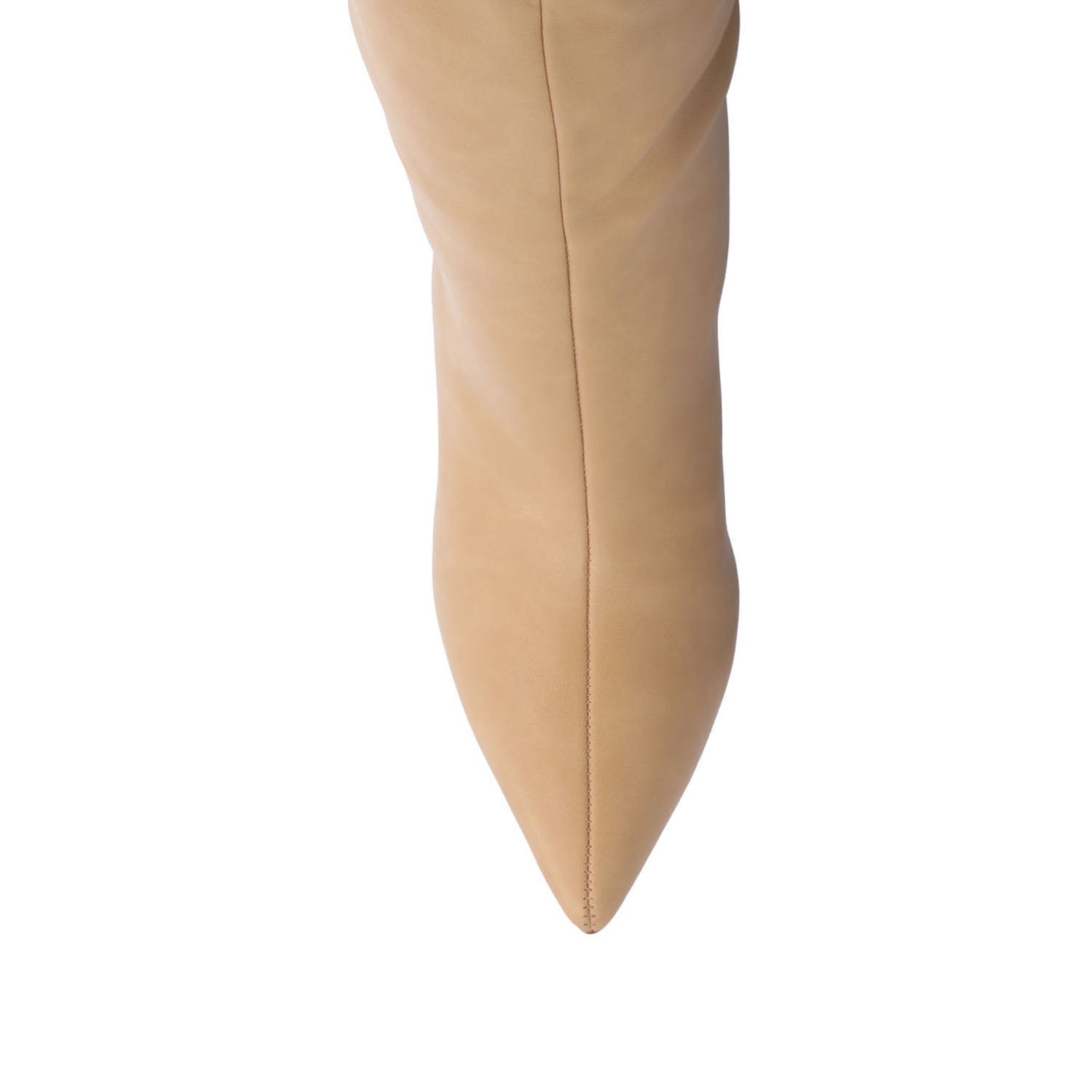 REHELA VEGAN LEATHER KNEE HIGH BOOTS IN WIDE - Tan