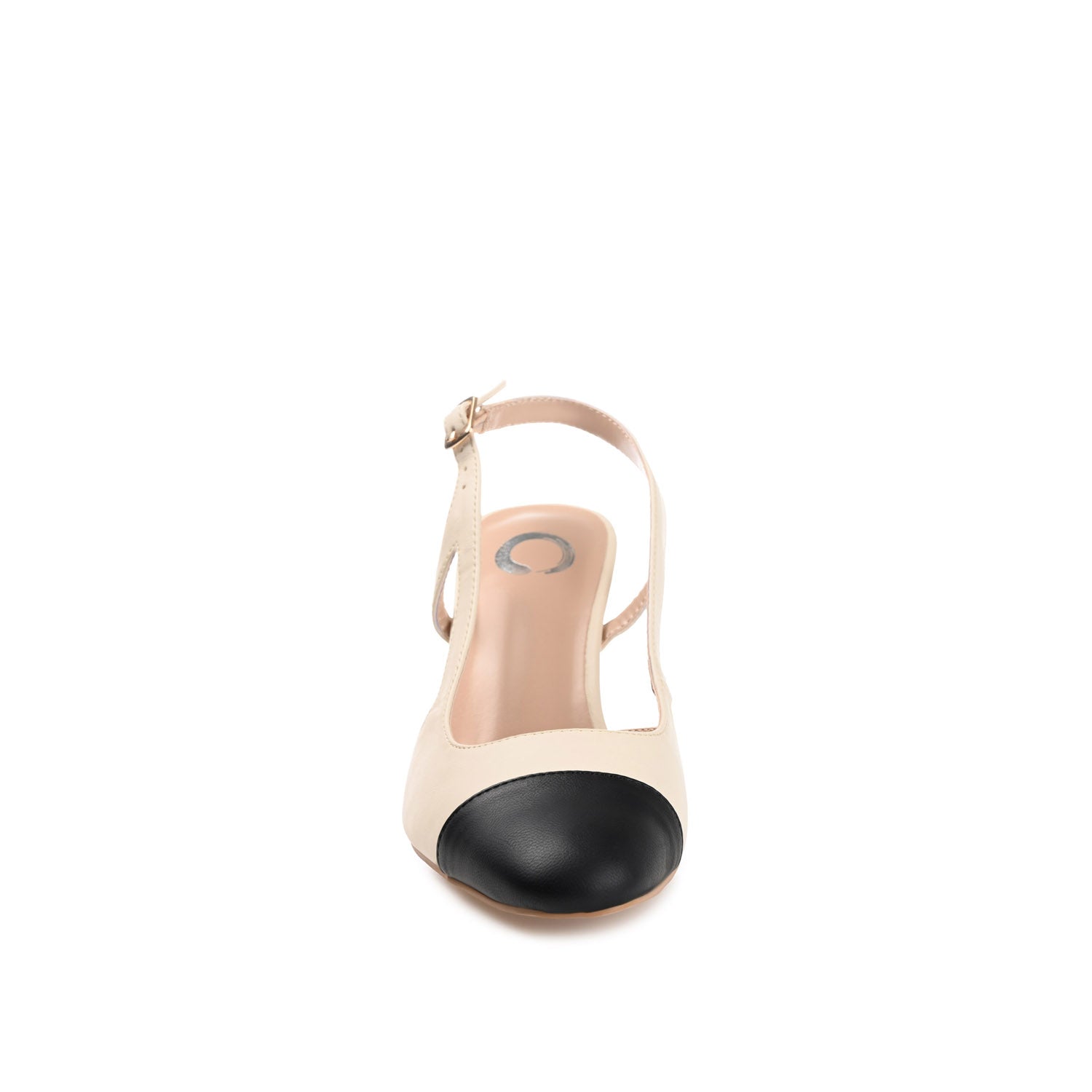 REIGNN BLOCK HEEL PUMPS IN VEGAN LEATHER