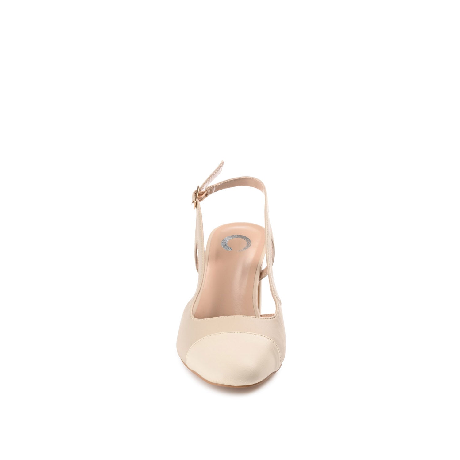 REIGNN BLOCK HEEL PUMPS IN VEGAN LEATHER