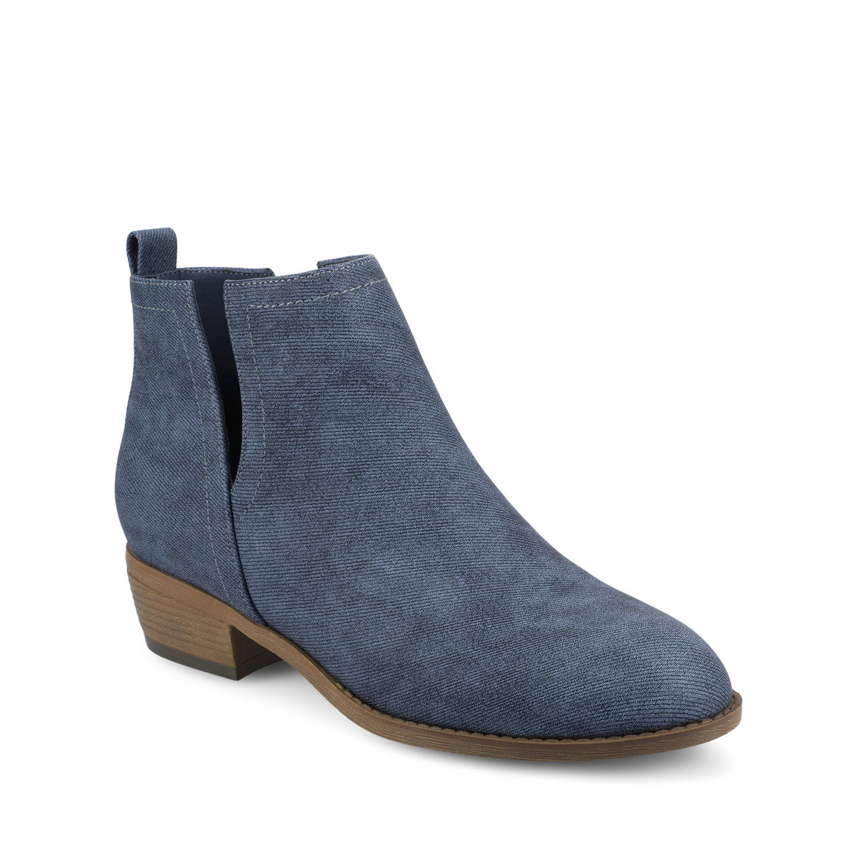 RIMI BLOCK HEELED BOOTIES IN WIDE - Denim