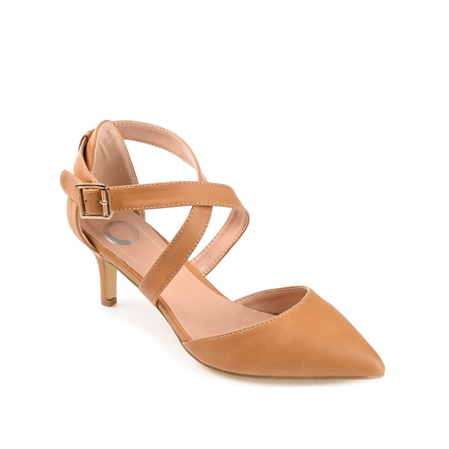 RIVA STILETTO PUMP HEELS IN WIDE - Tan