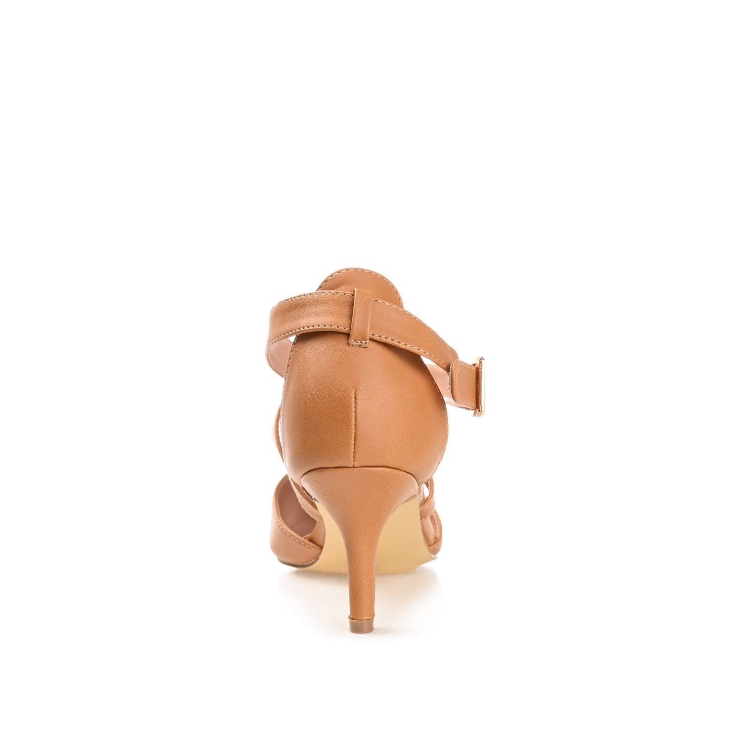 RIVA STILETTO PUMP HEELS IN WIDE - Tan