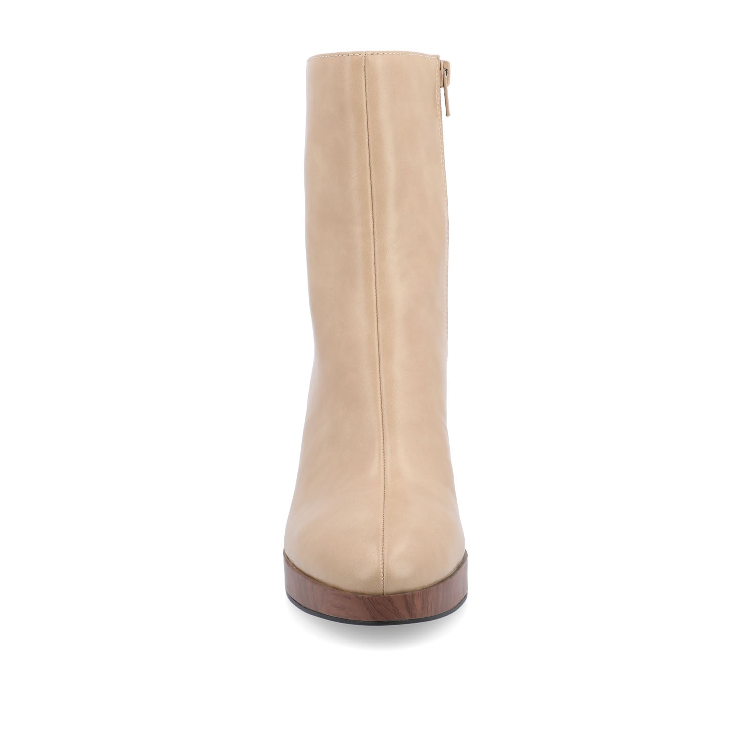 ROMER BLOCK HEEL BOOTIES IN WIDE - Tan