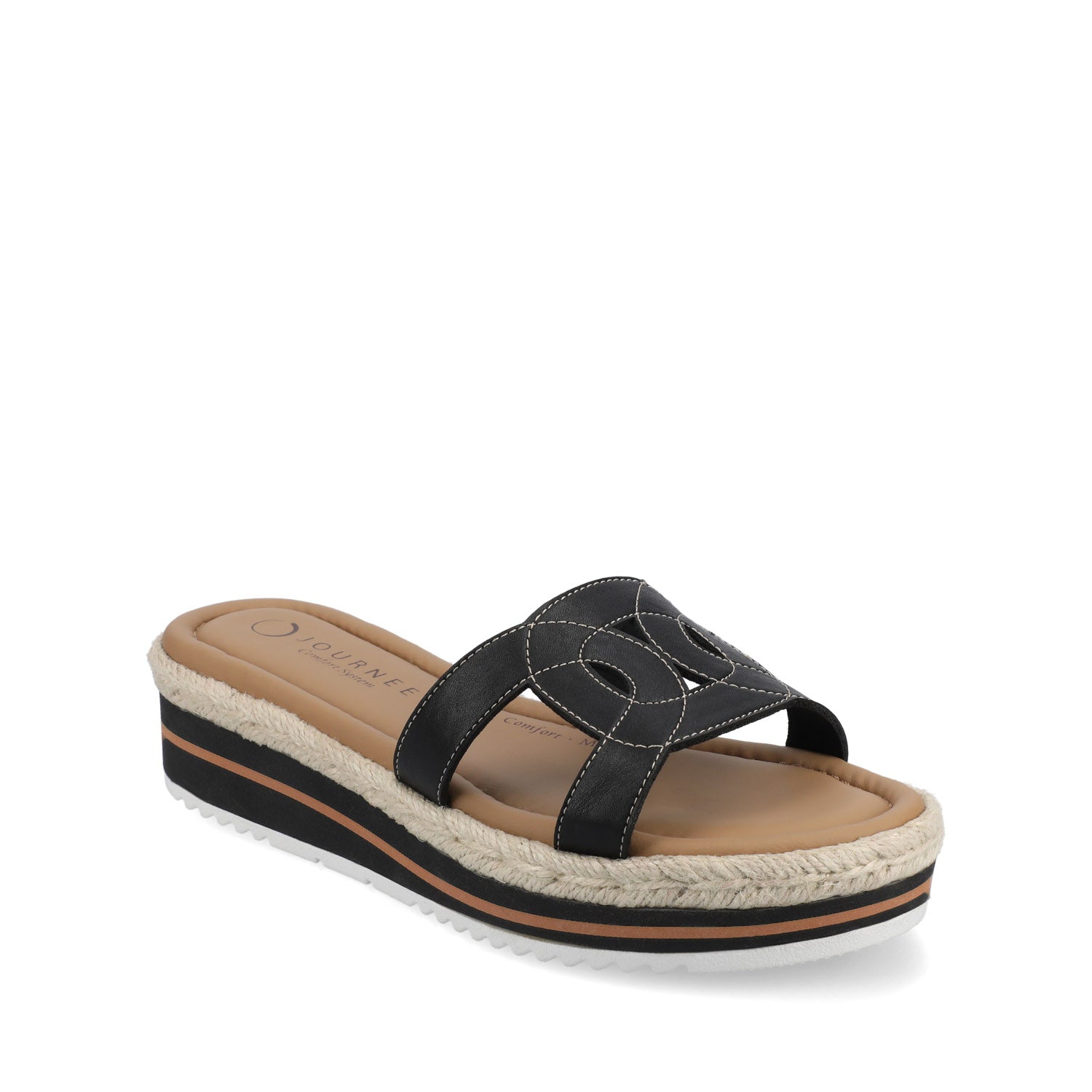 ROSALINDA ESPADRILLE SANDALS - Black