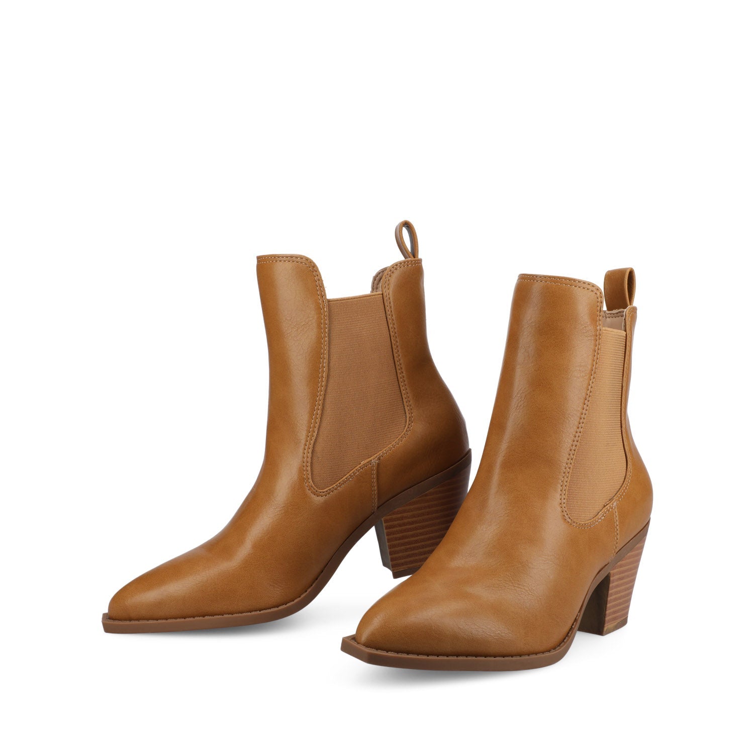 ROSEMARY WESTERN CHELSEA BOOTIES - Tan