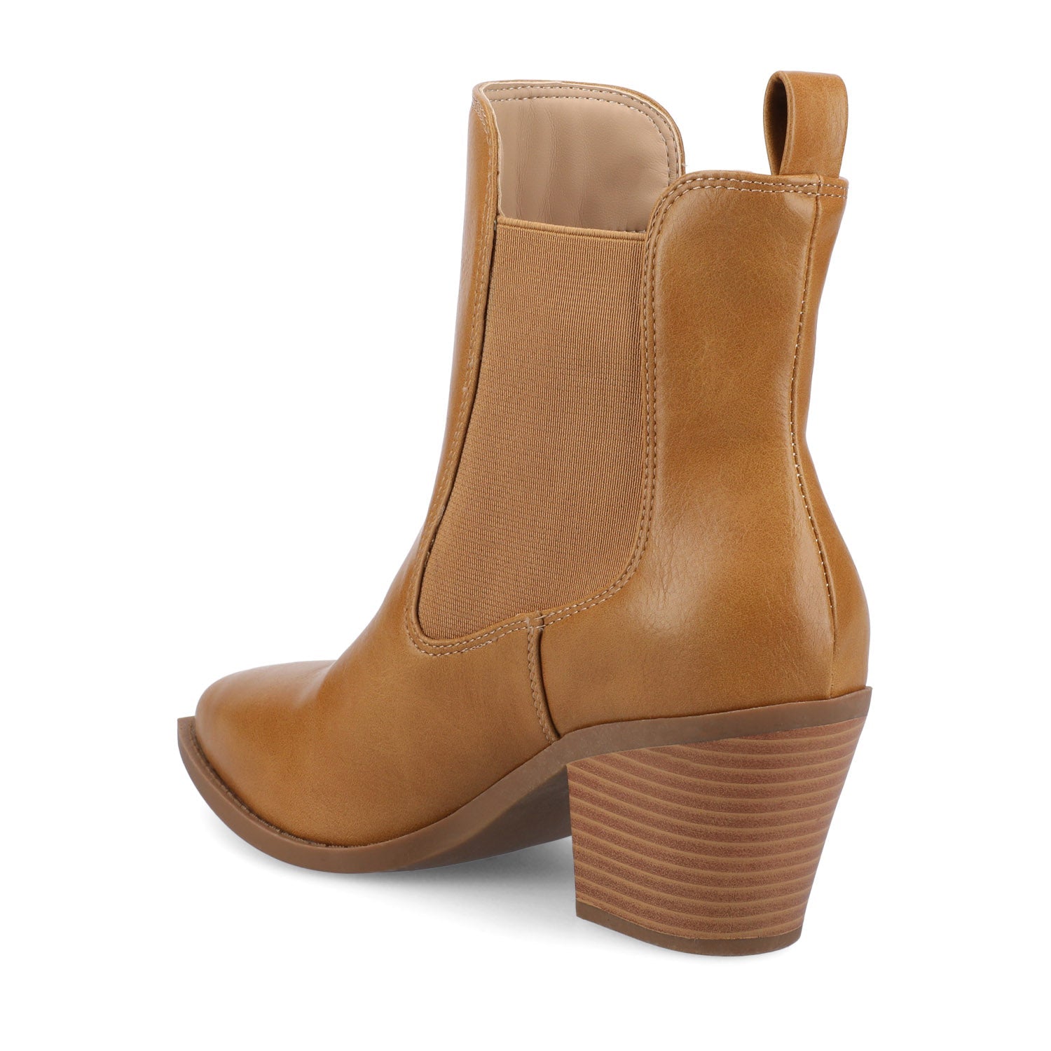 ROSEMARY WESTERN CHELSEA BOOTIES - Tan