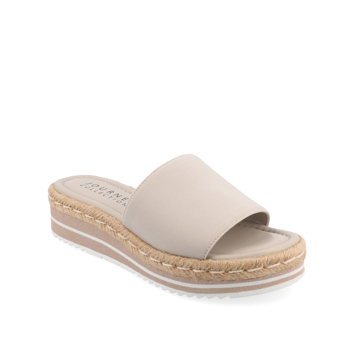 ROSEY ESPADRILLE WEDGE HEEL SANDALS IN WIDE - Taupe
